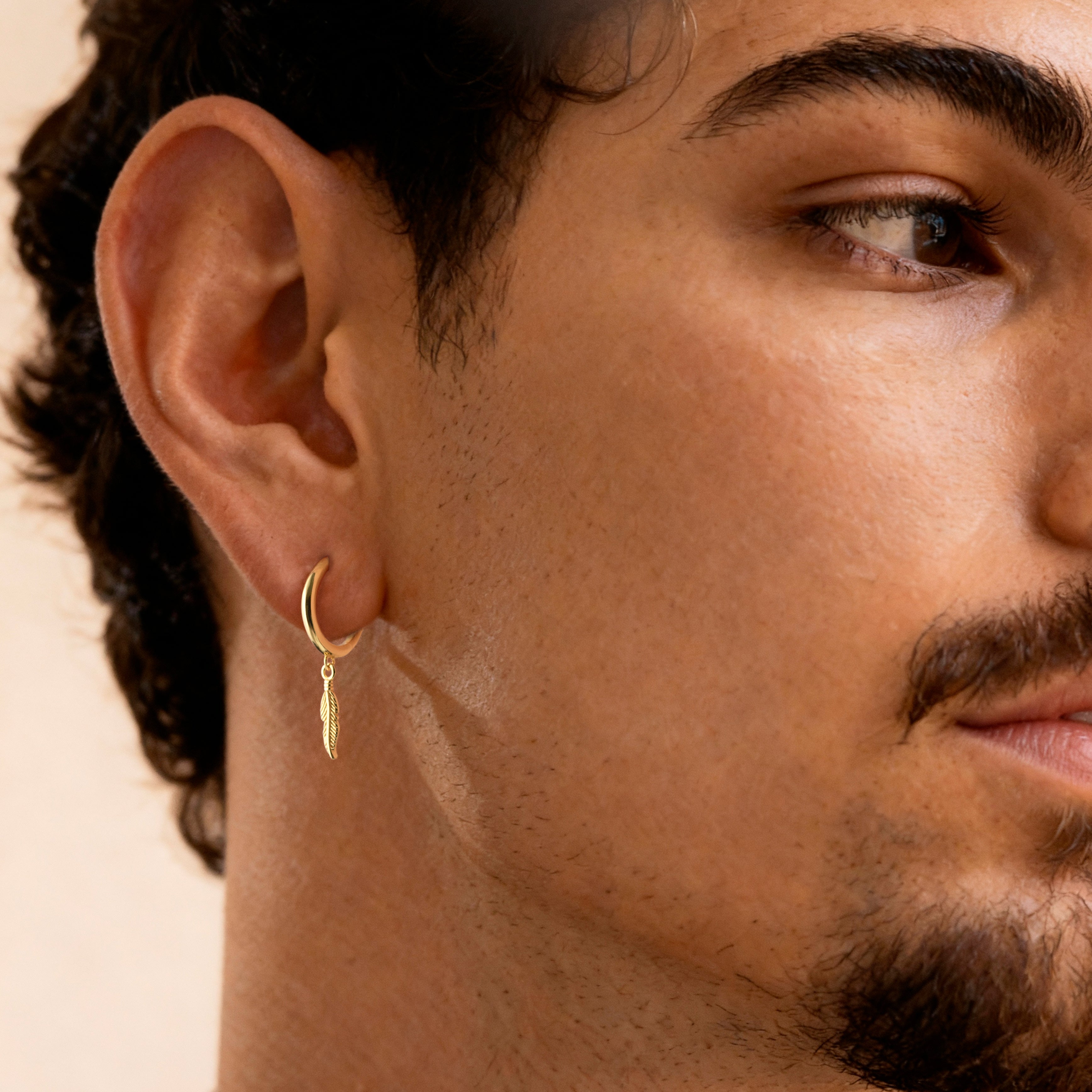Boucles d'oreilles Homme BRAVE Erratique