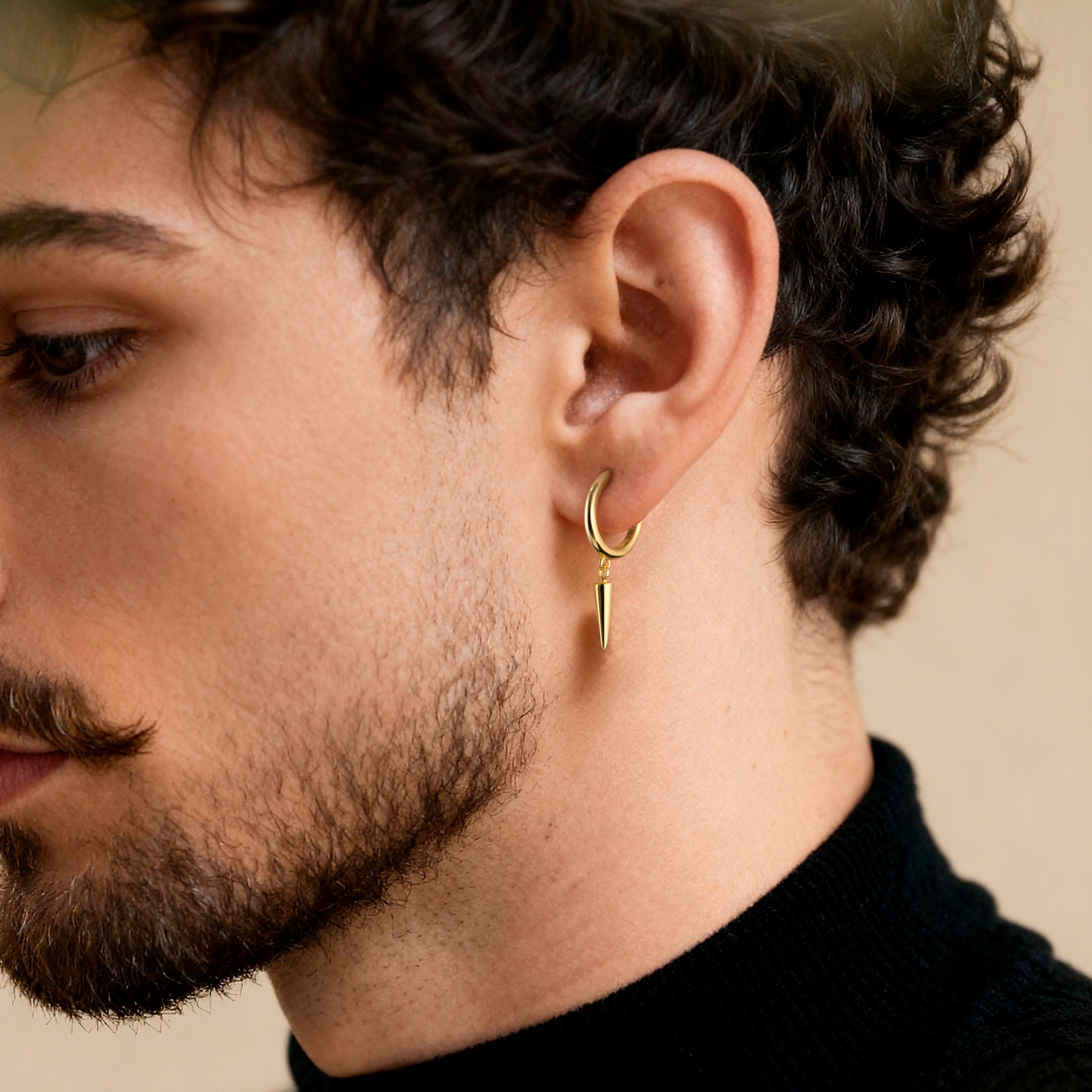 Boucles d'oreilles Homme BRAVE Erratique