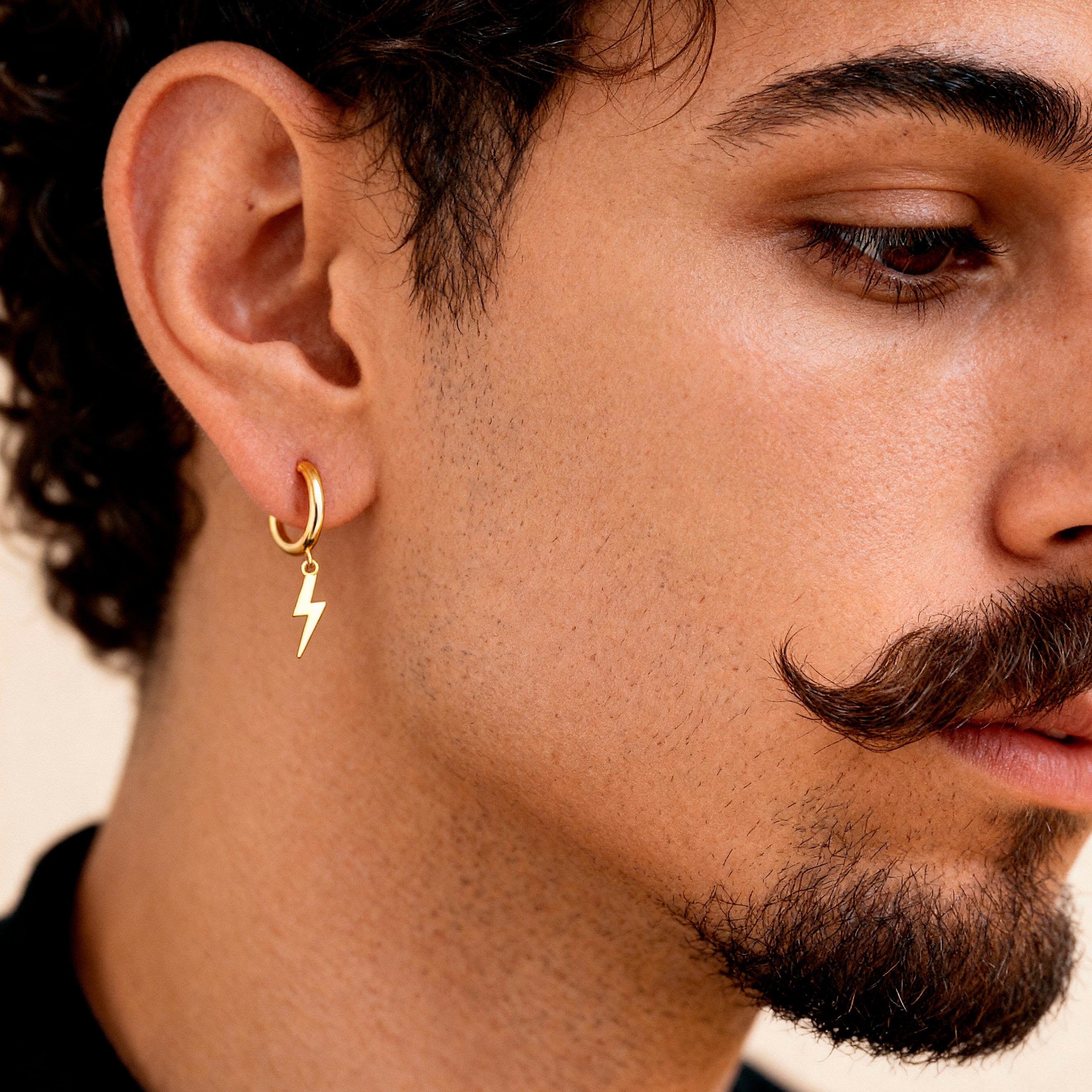 Boucles d'oreilles Homme BRAVE Force
