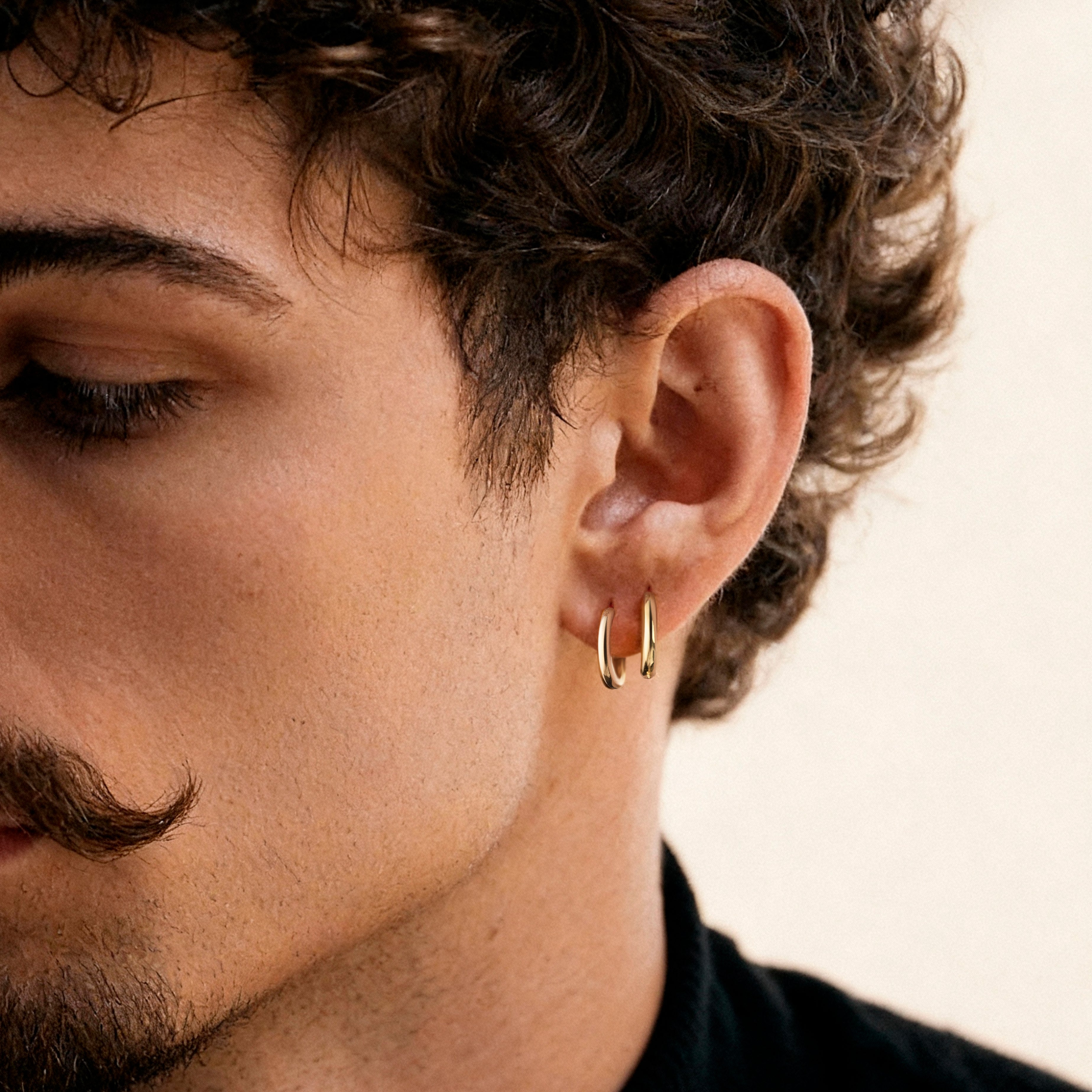 Boucles d'oreilles Homme BRAVE Manly