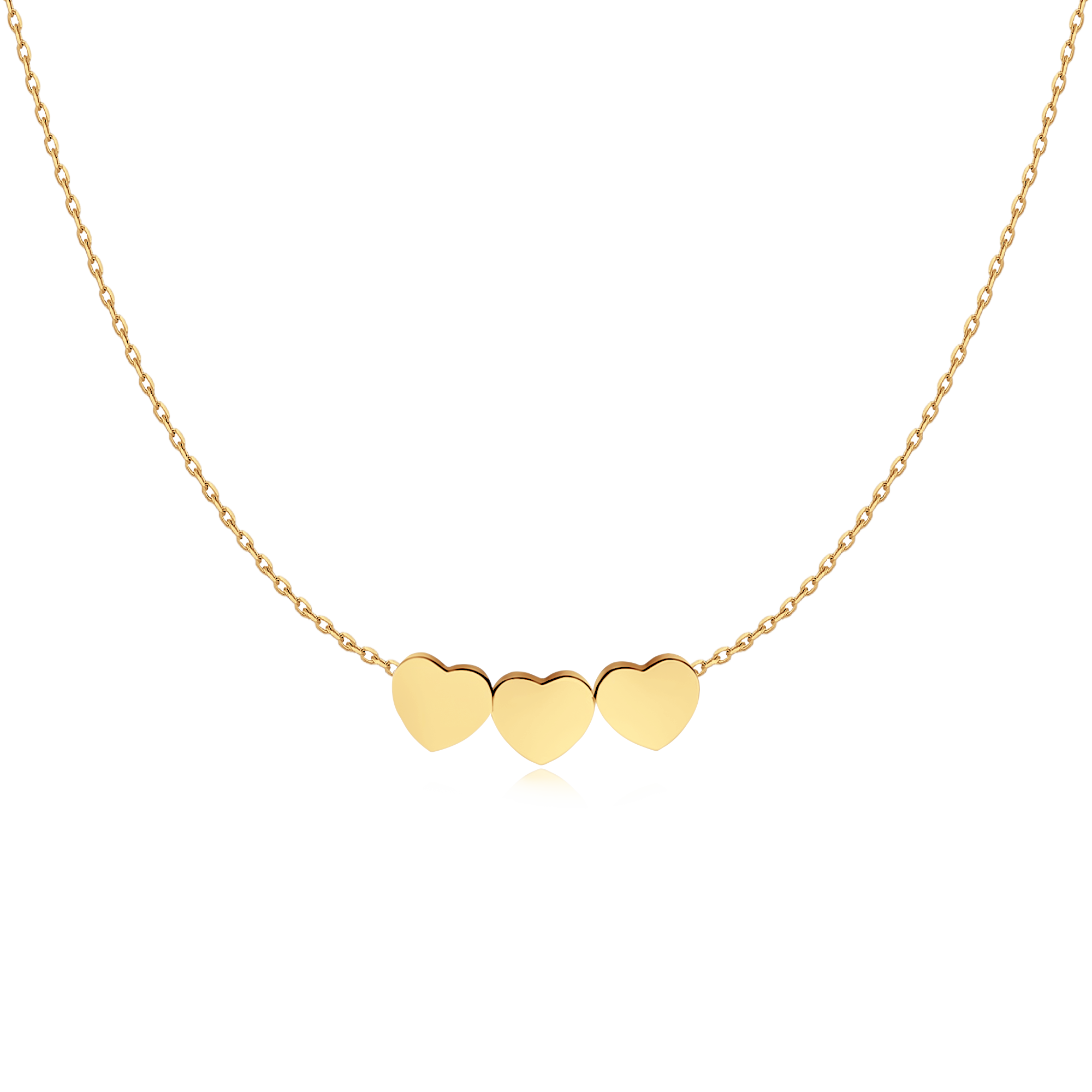 Collier 3 Cœurs - LaMaisonDesBijoux