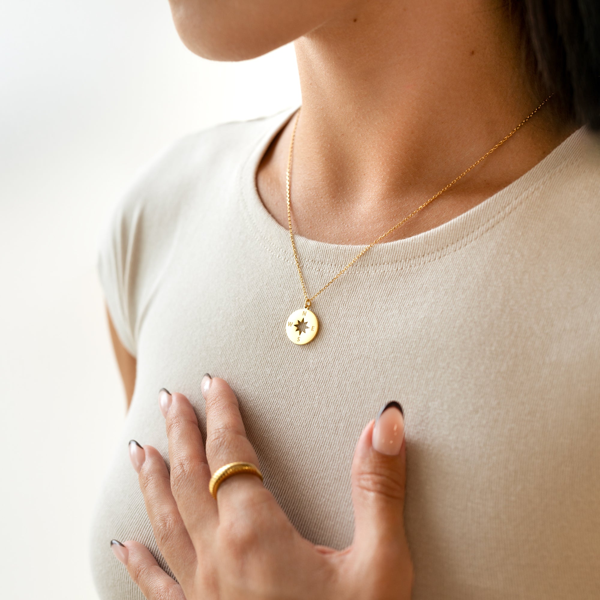 Collier Rose des Vents