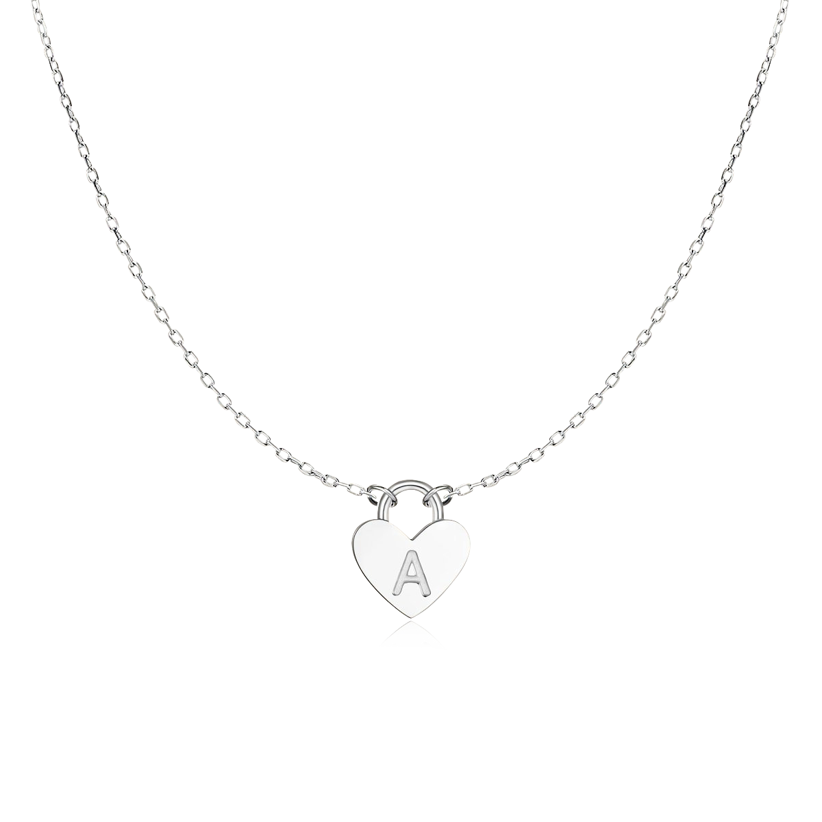 Collier Initiale Cœur - LaMaisonDesBijoux