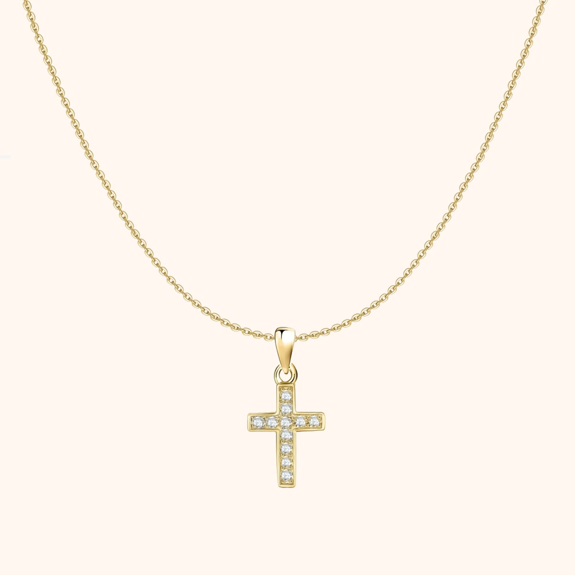 Collier "Croix Illuminée" - LaMaisonDesBijoux