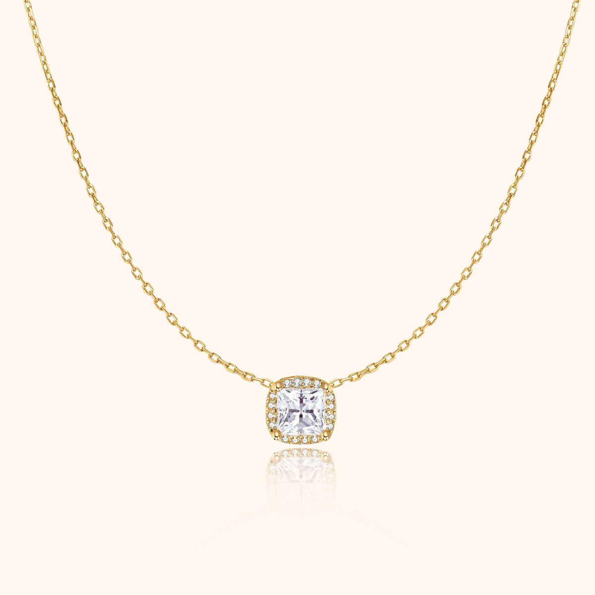 Collier "Zircone Carrée" - LaMaisonDesBijoux