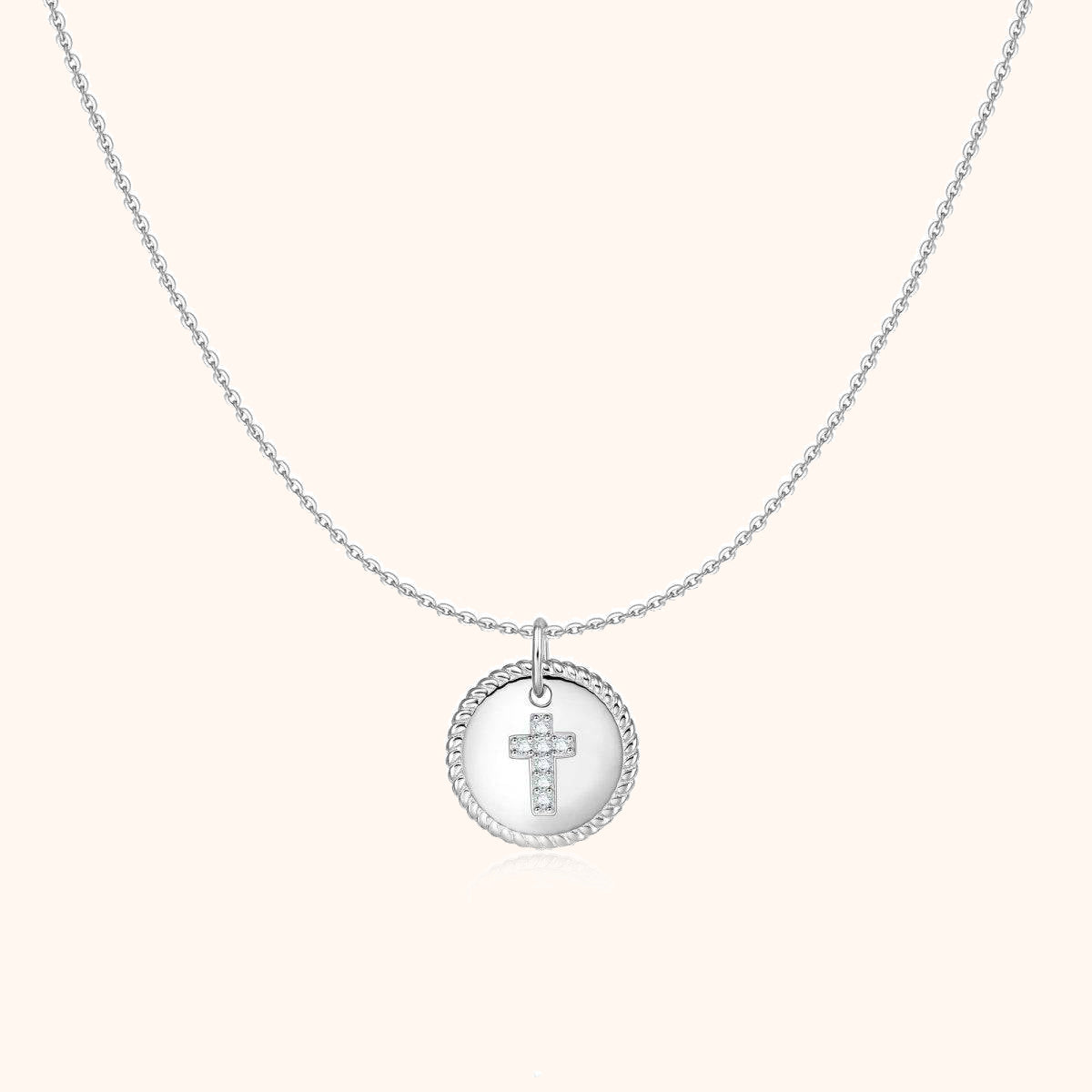 Collier Croix Médaille - LaMaisonDesBijoux