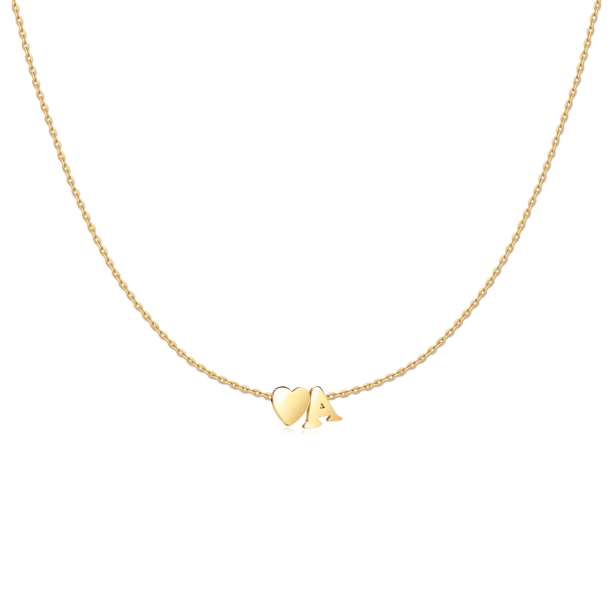 Collier Lettre Amour - LaMaisonDesBijoux