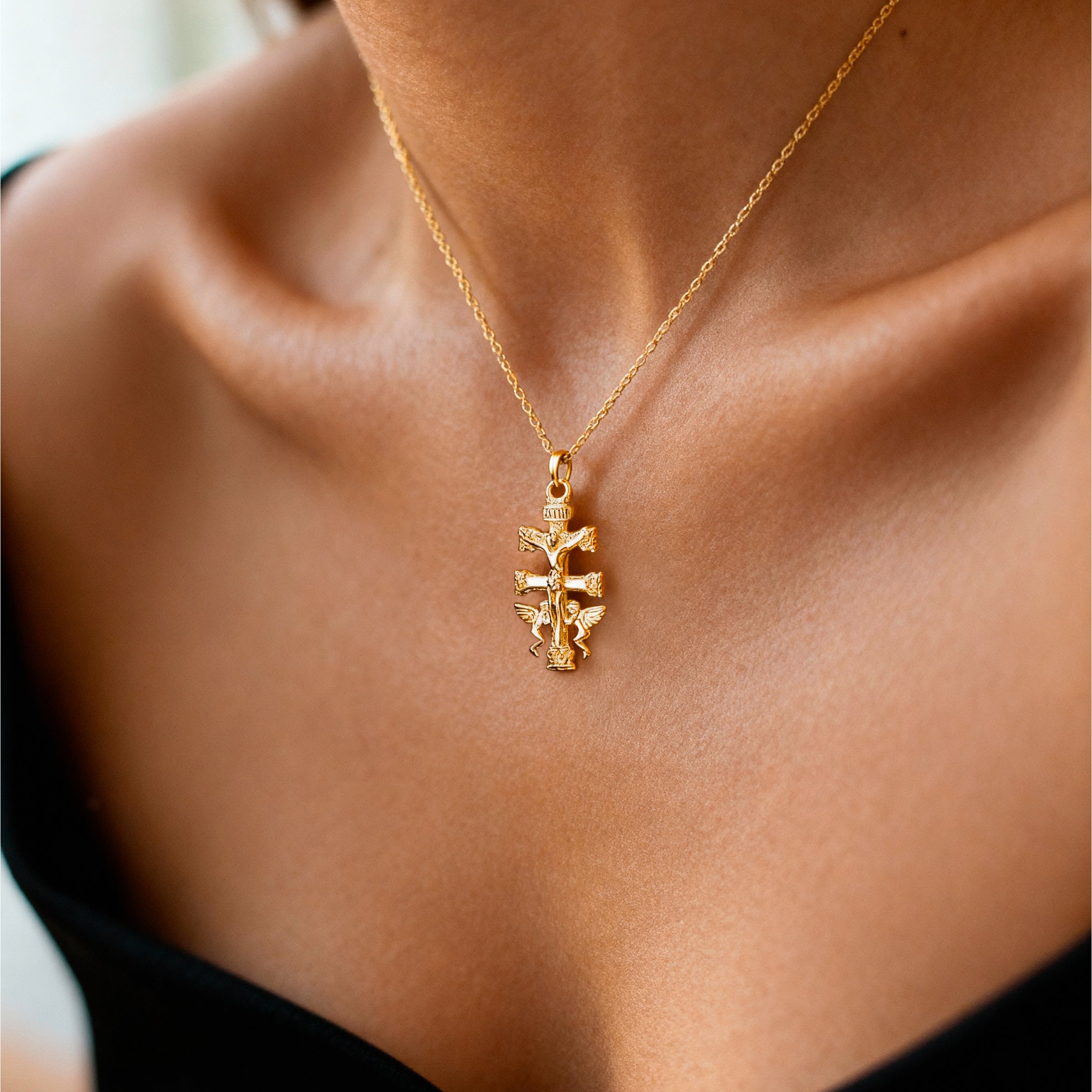 Collier Croix de Caravaca