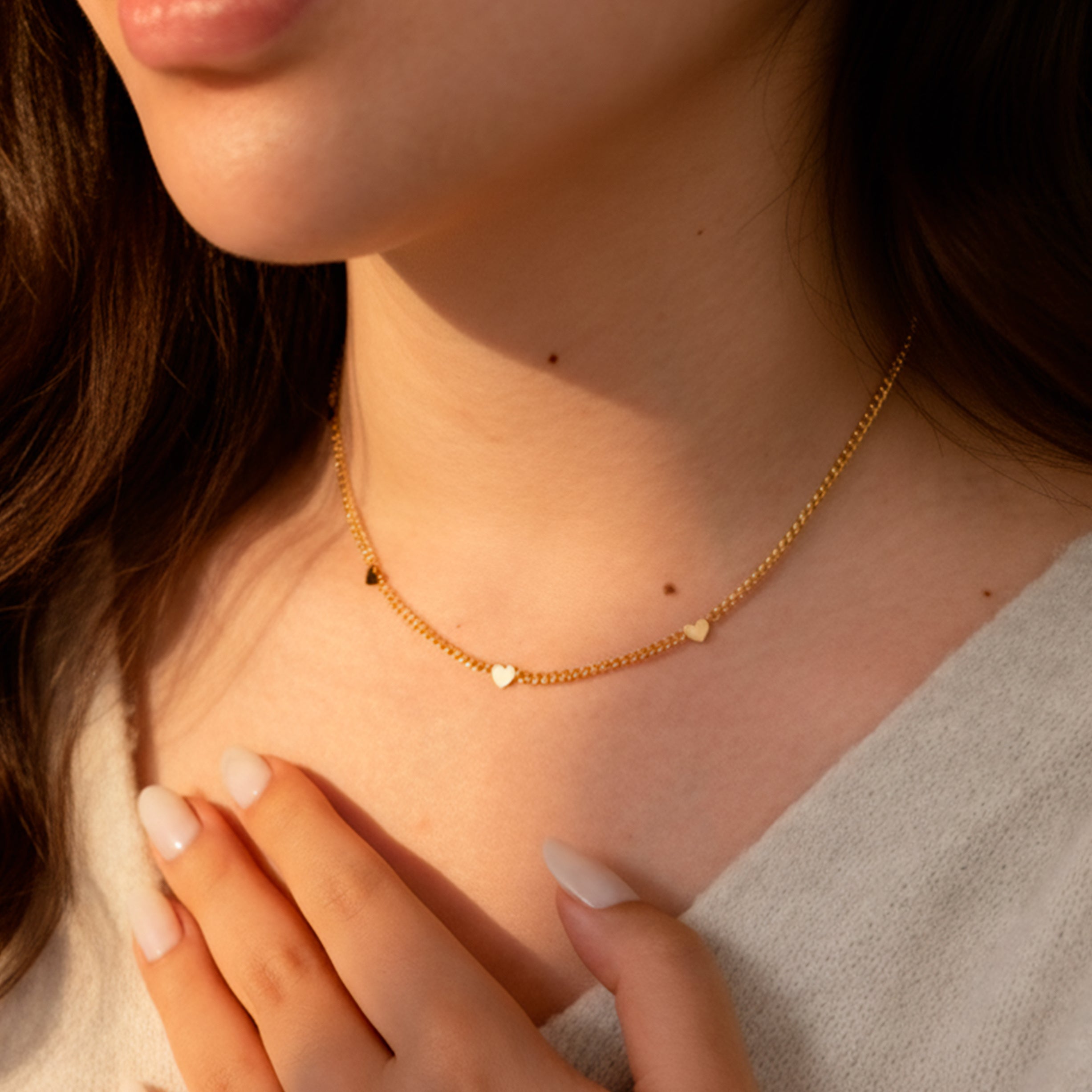 Collier Petits Cœurs - LaMaisonDesBijoux