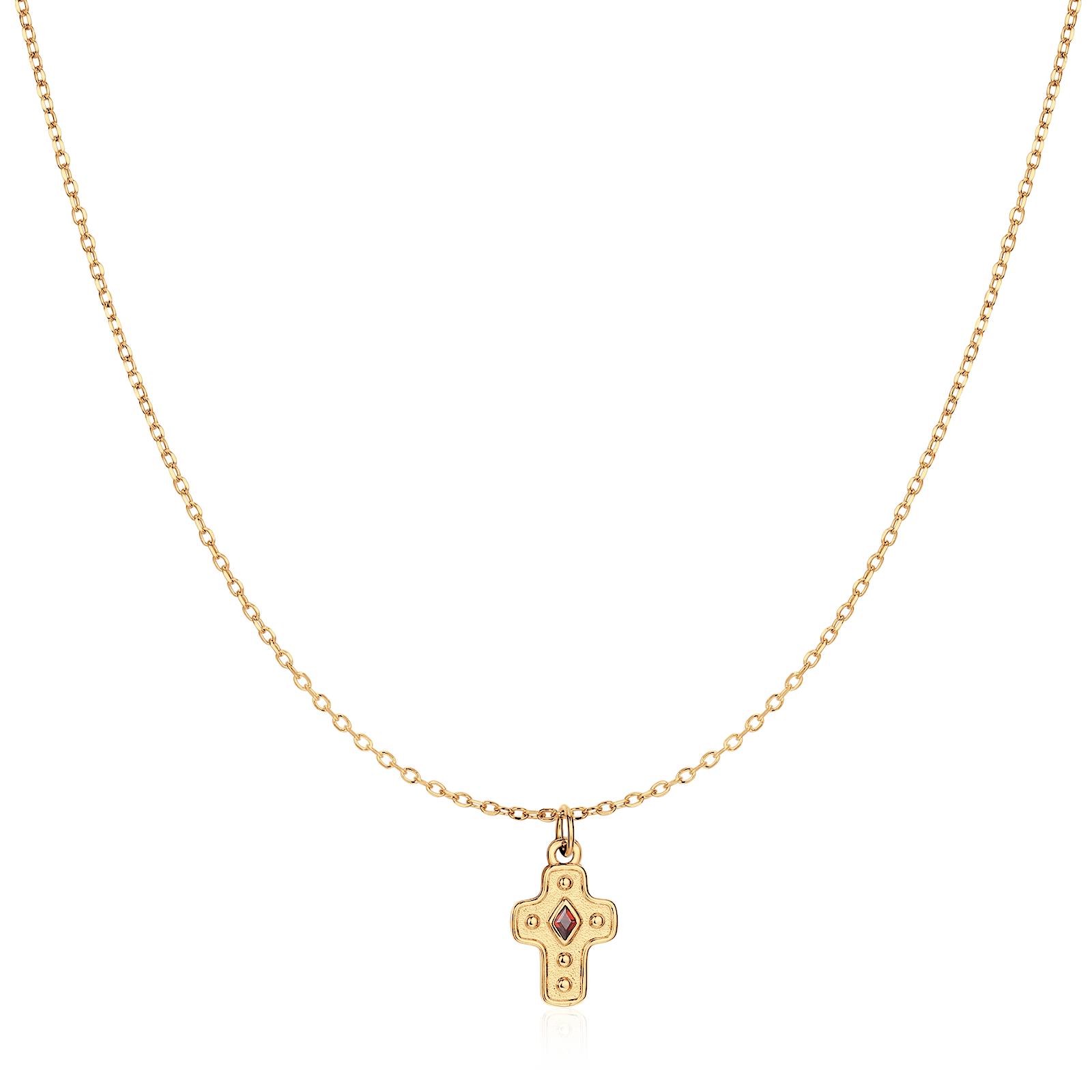 Collier Croix Diamantée - LaMaisonDesBijoux