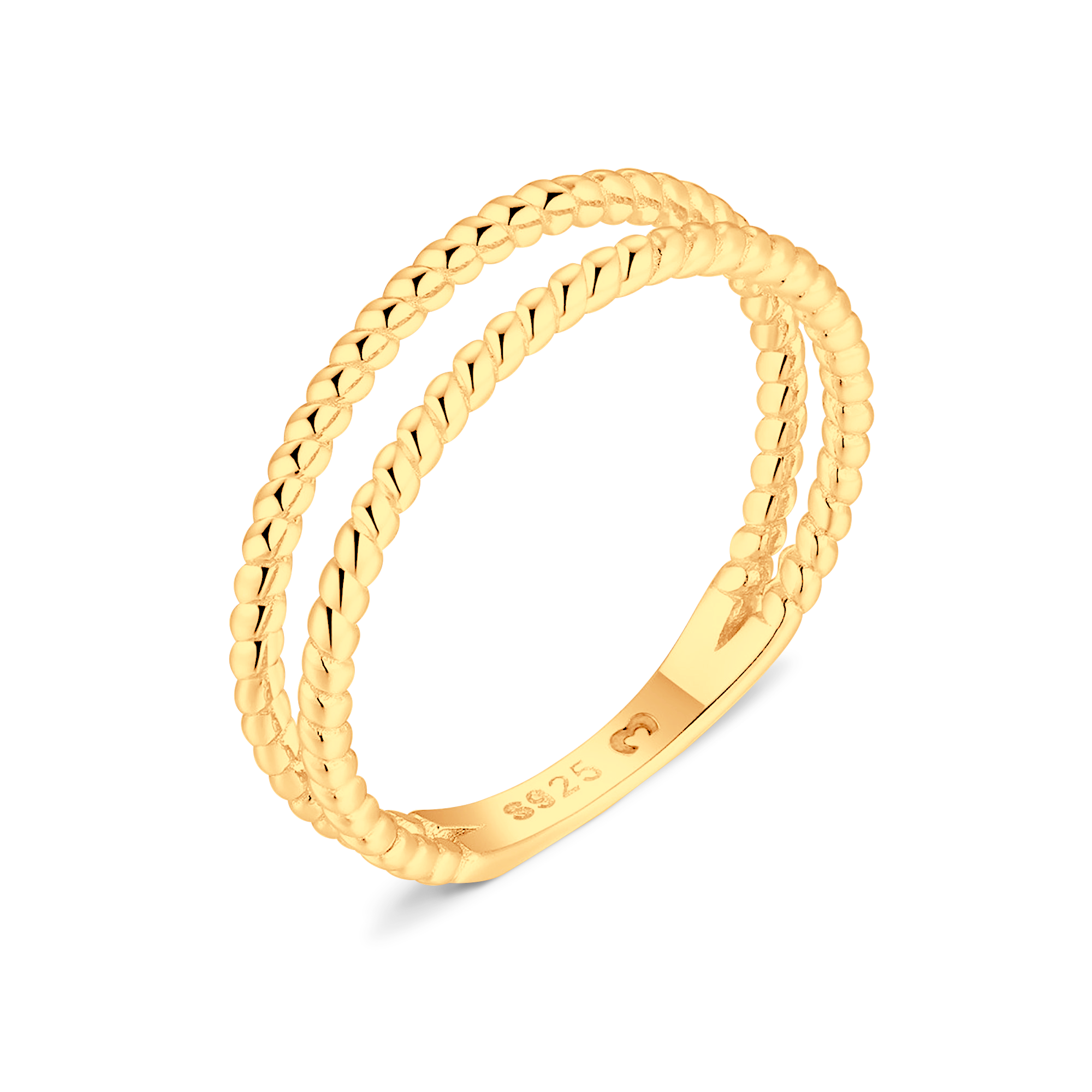 Bague Lignes Tressées - LaMaisonDesBijoux