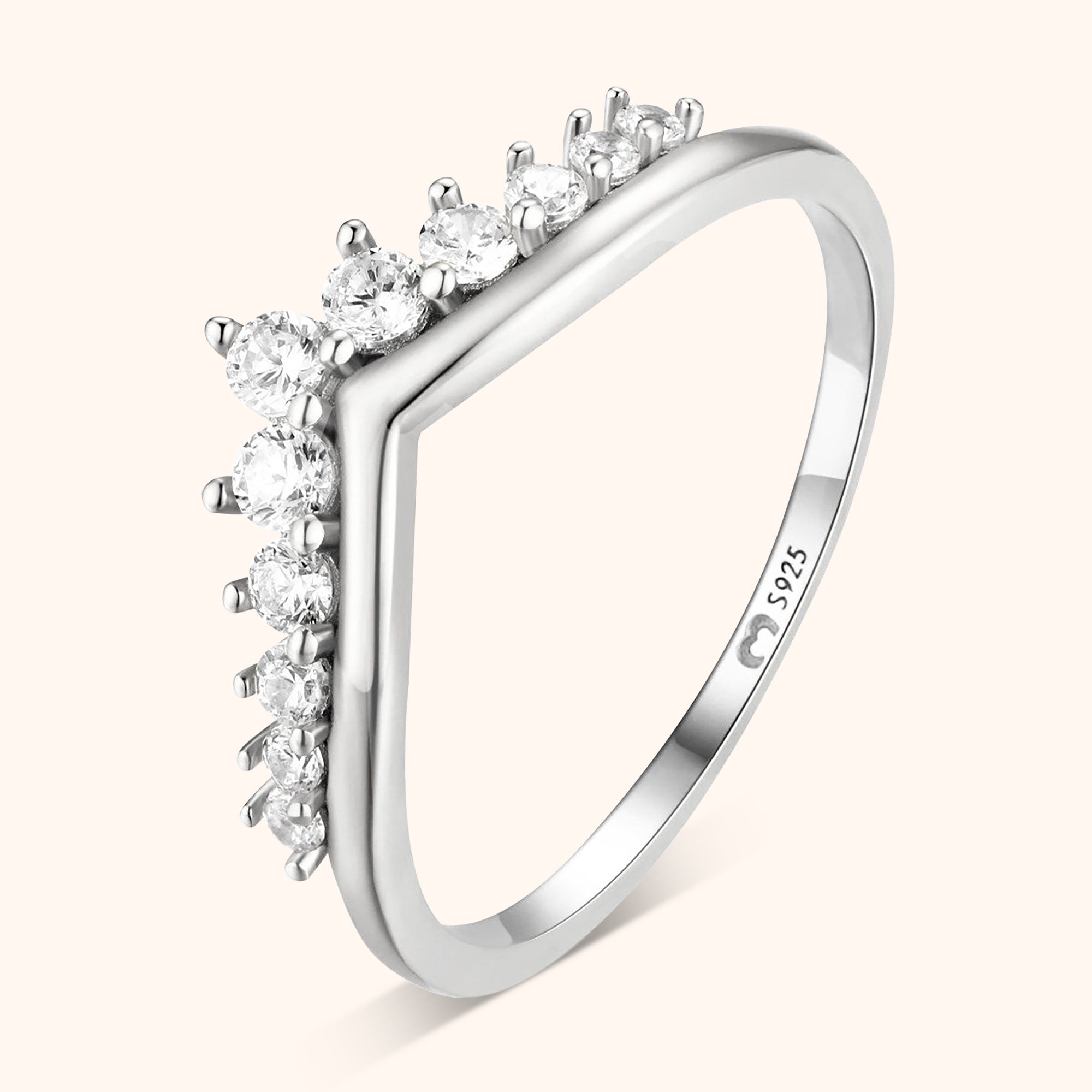 Bague "Couronne Zircone" - LaMaisonDesBijoux