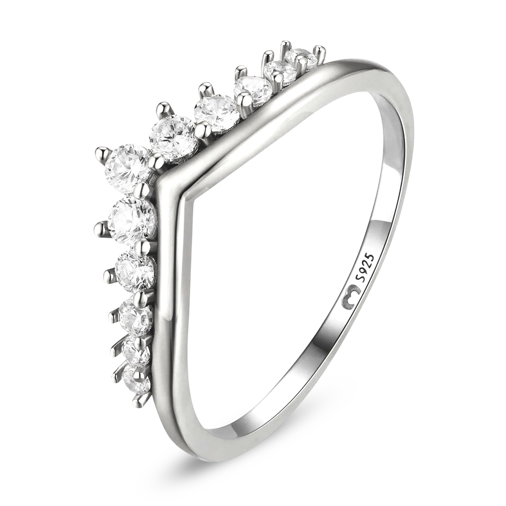 Bague Couronne Zircone