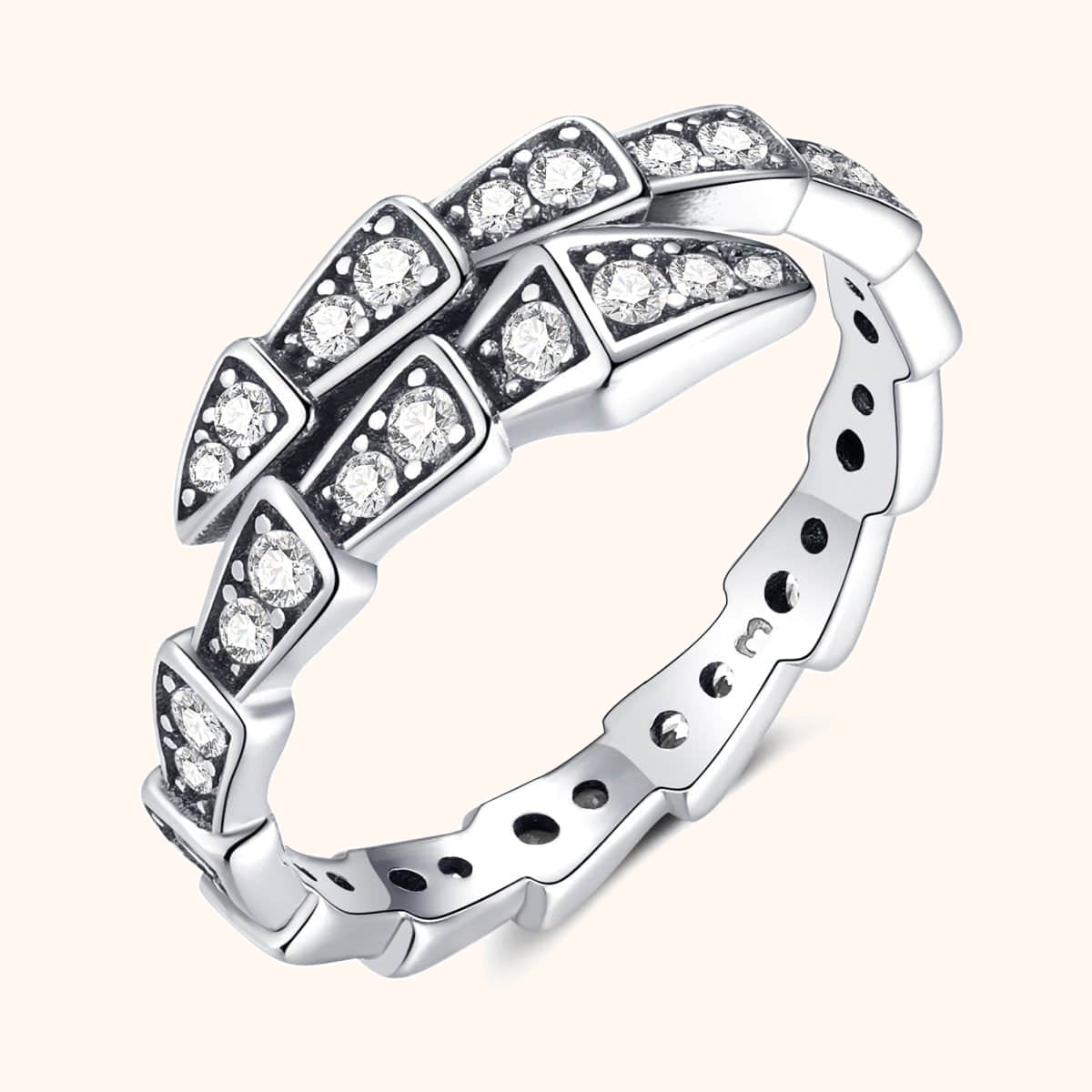 Bague Vipère Brillant - LaMaisonDesBijoux