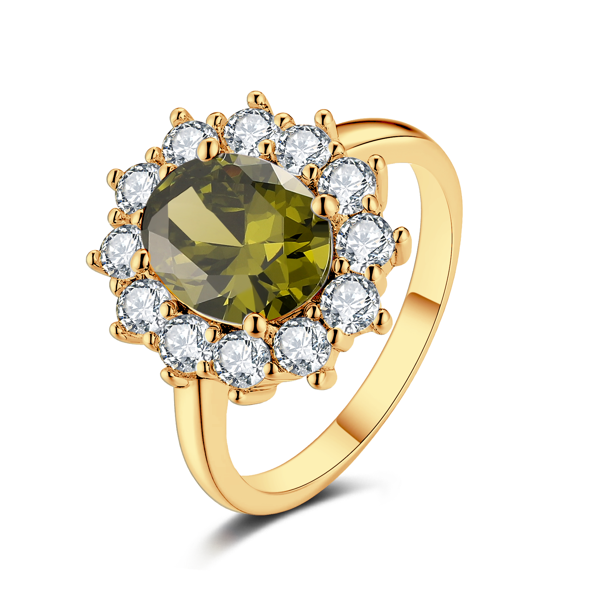 Drei leuchtende Ringe