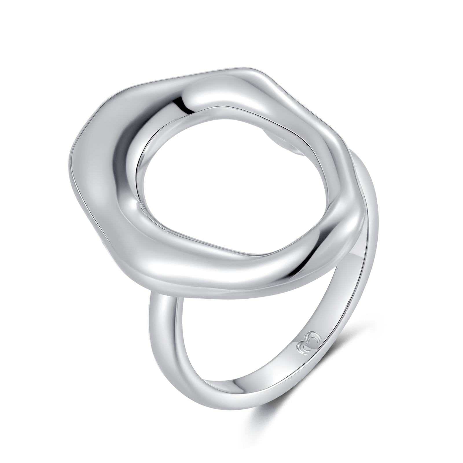 Bague Cercle Asymétrique