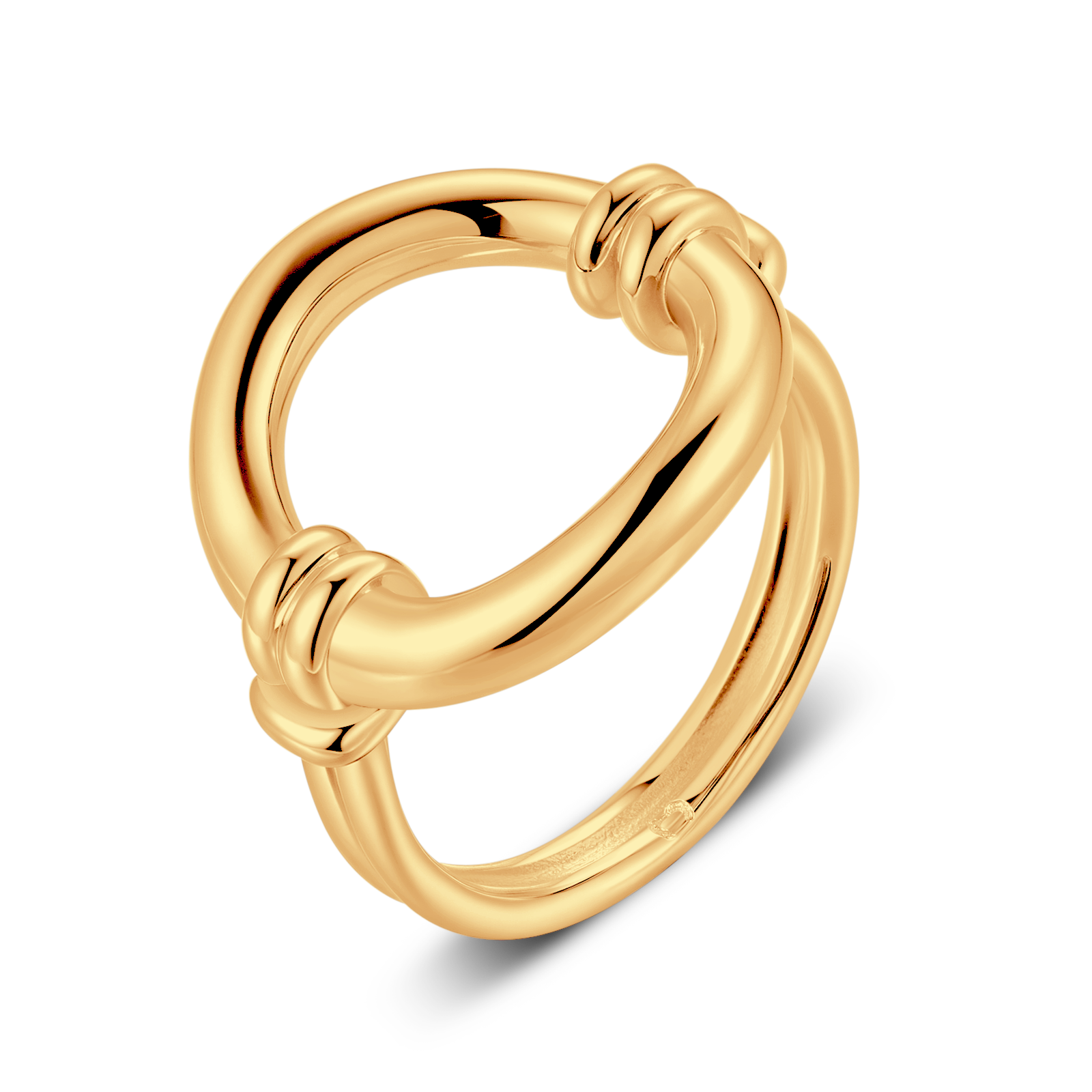 Drei leuchtende Ringe