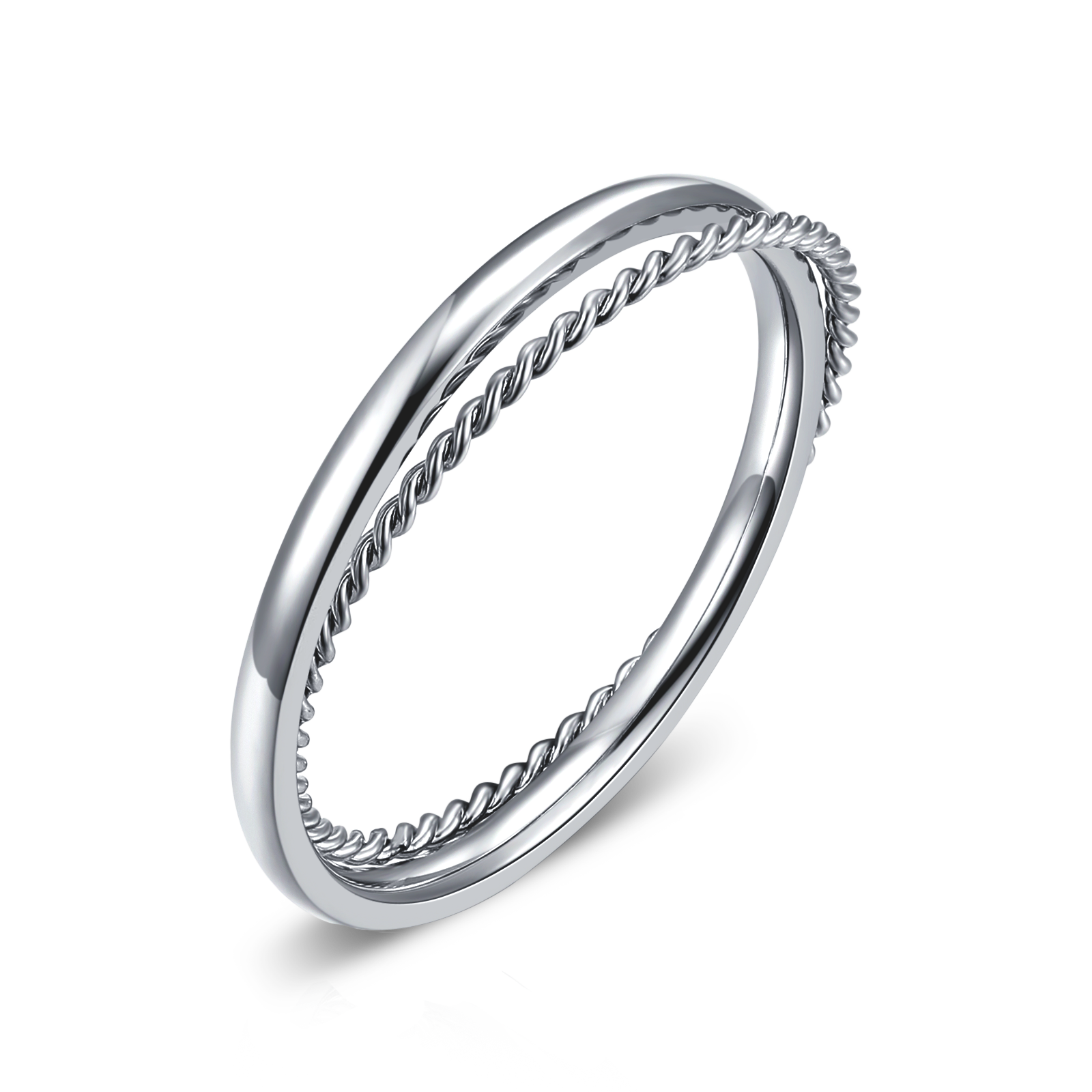 Drei leuchtende Ringe