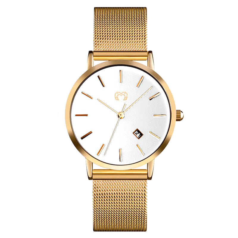 Montre Marseille ~ Or Blanc - LaMaisonDesBijoux