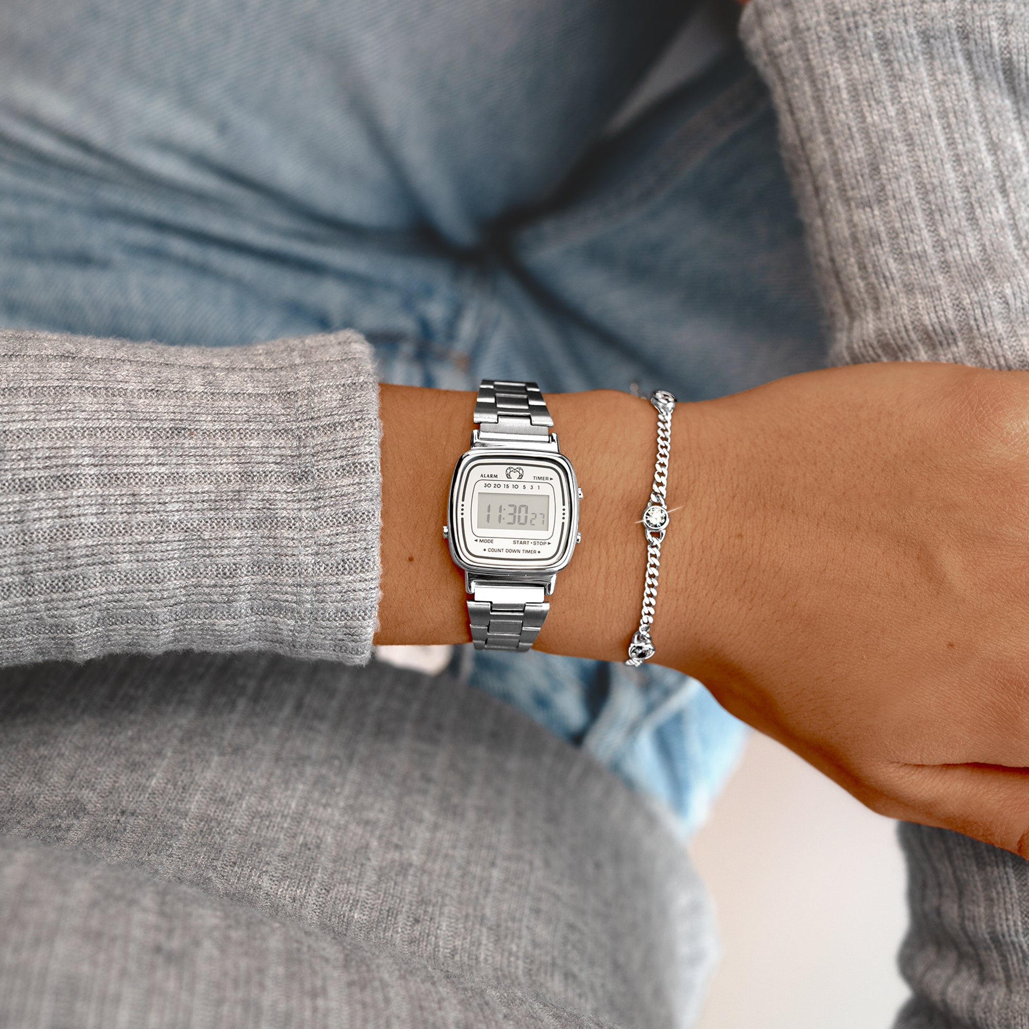 Montre Vintage Mini ~ Argent