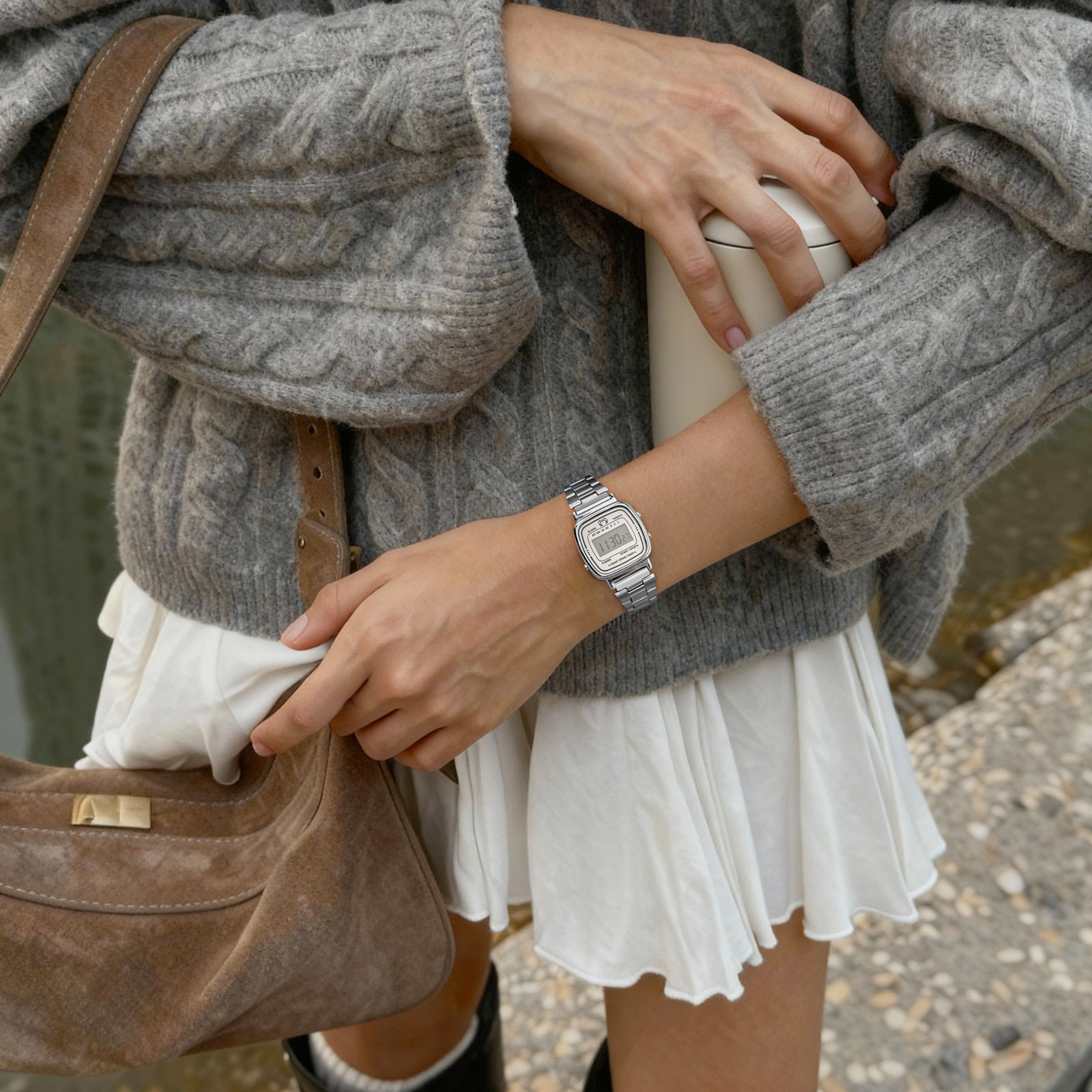 Montre Vintage Mini ~ Argent