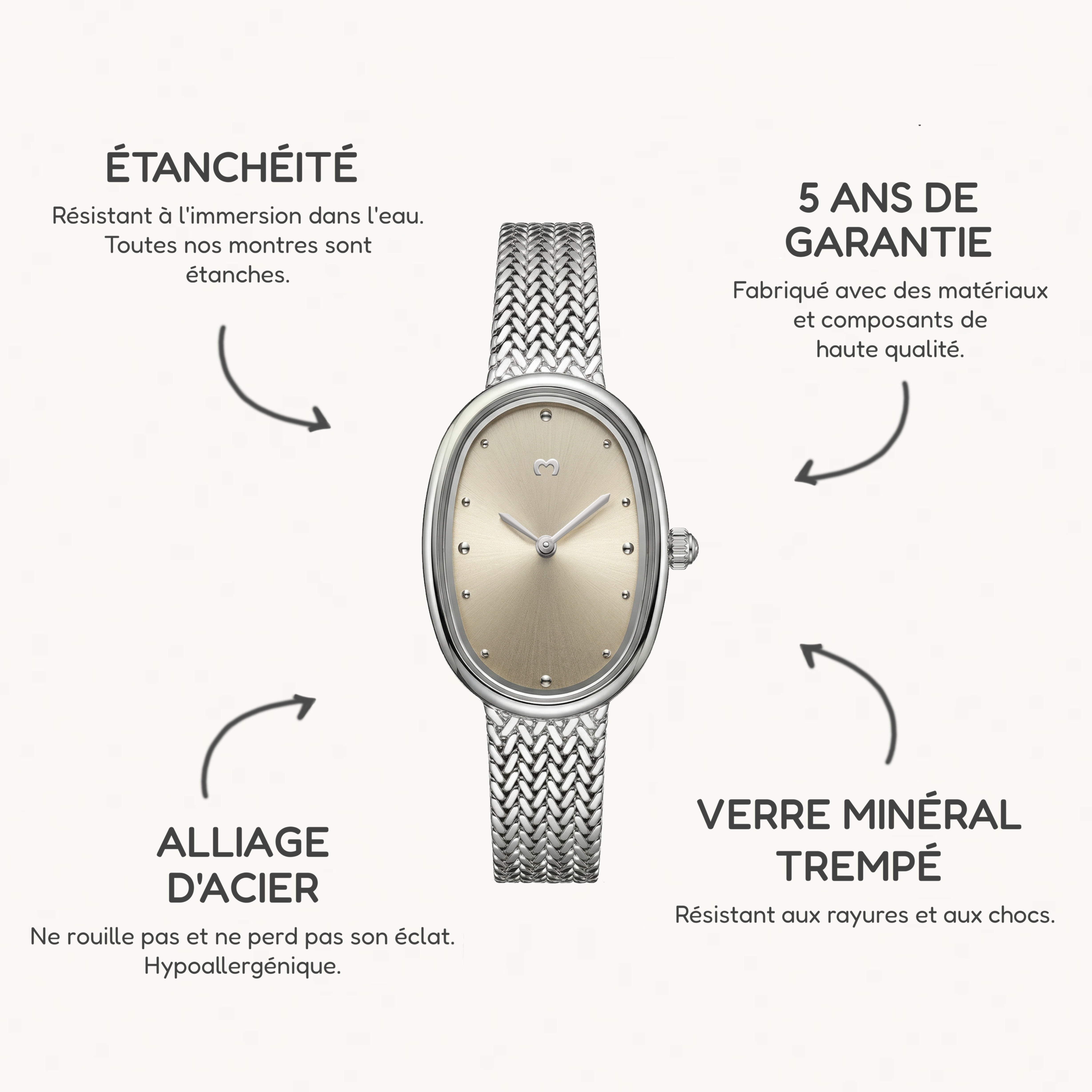 Montre Vintage Royale ~ Argent