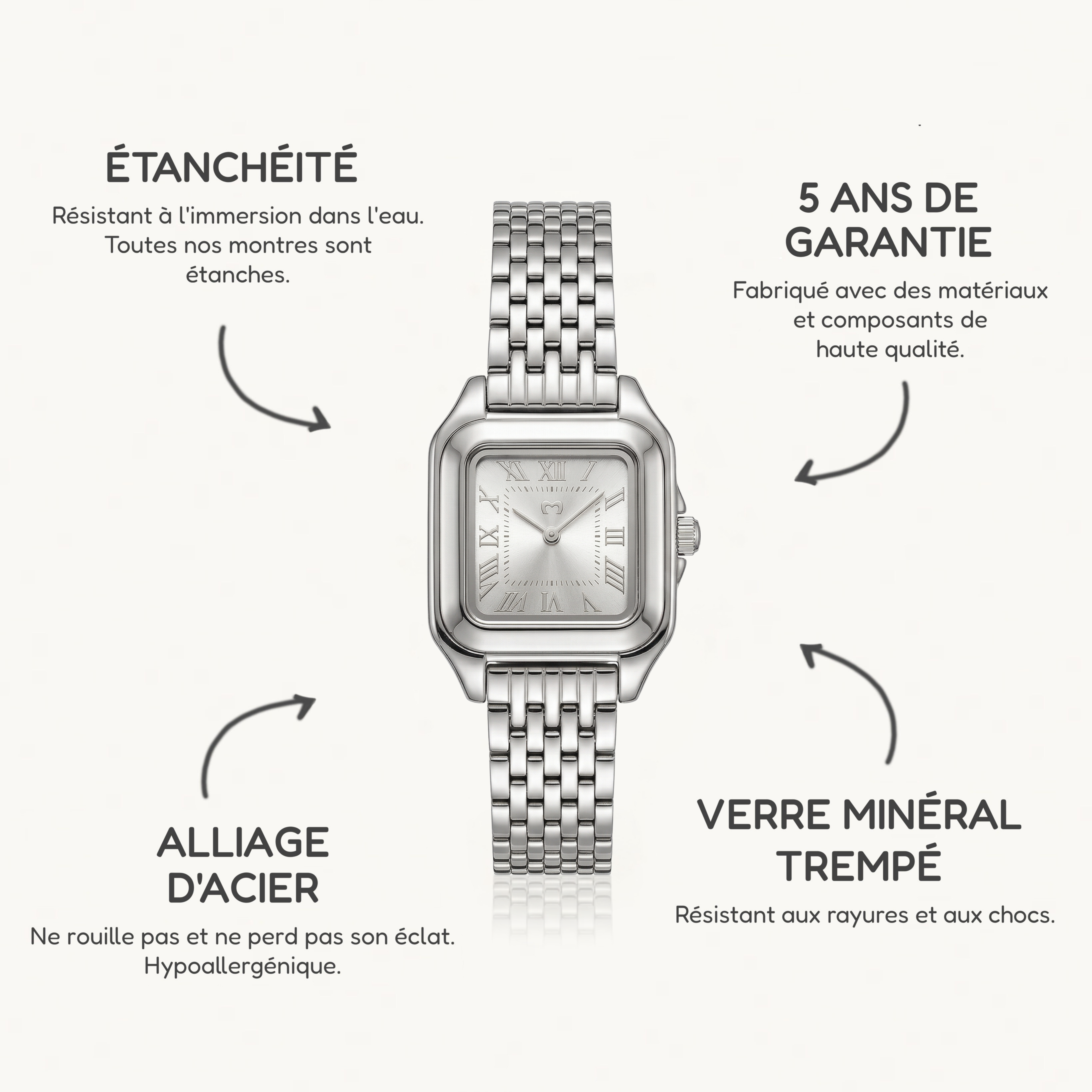 Montre Europe ~ Argent