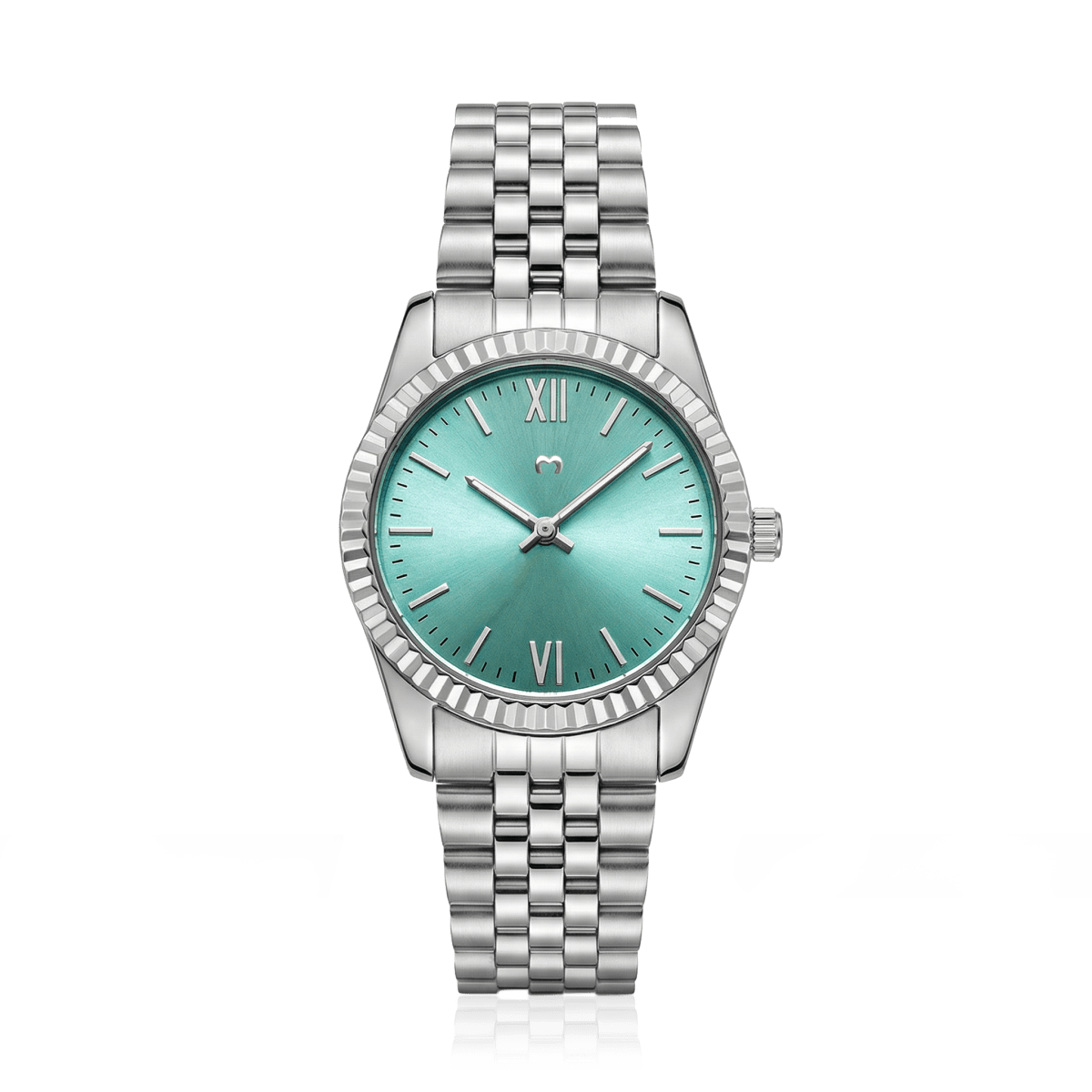 Montre Siècle ~ Argent Vert Clair