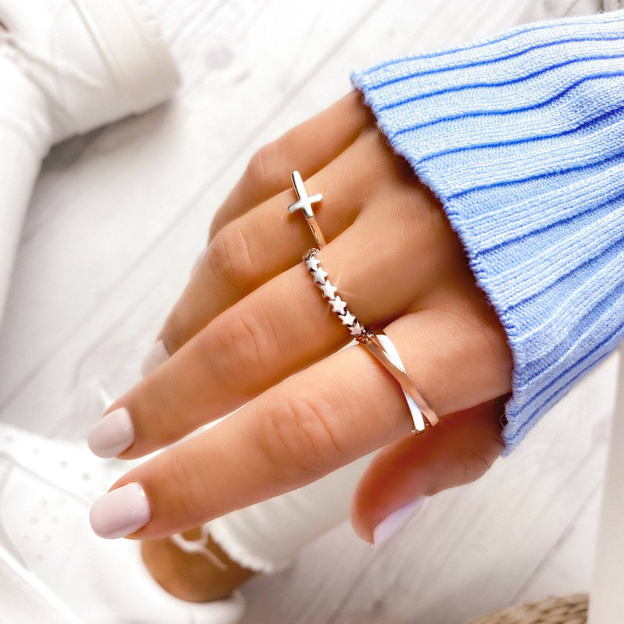 Bague Double Cercle