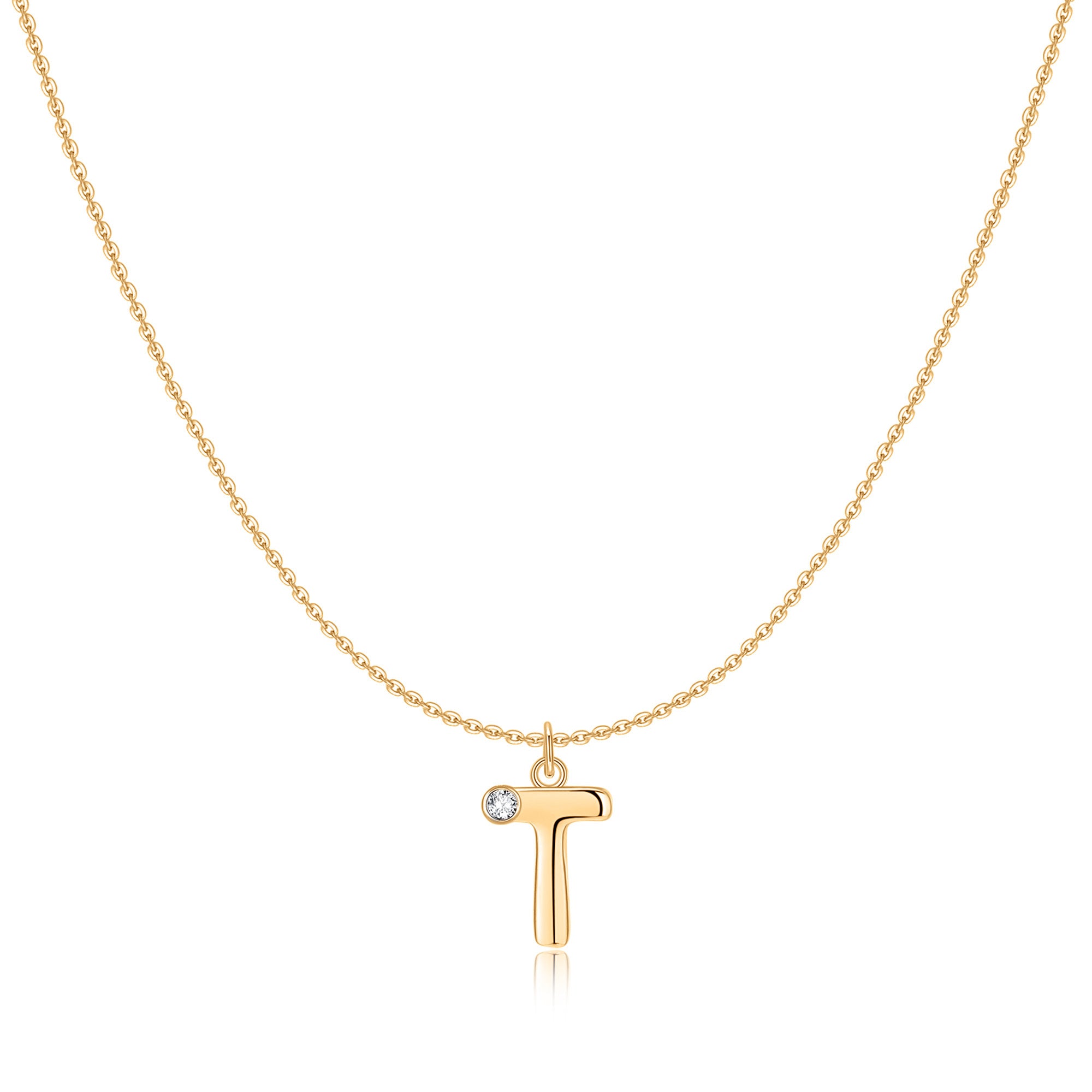 Collier "Initiale Glitter" - LaMaisonDesBijoux