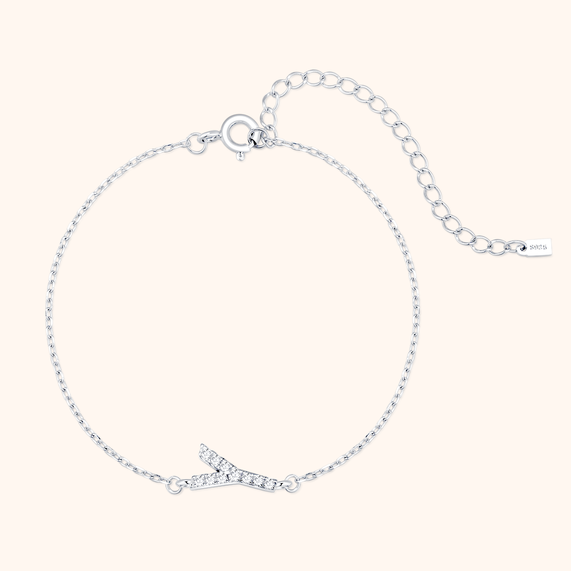 Bracelet Lettres Brillantes Alpha - LaMaisonDesBijoux