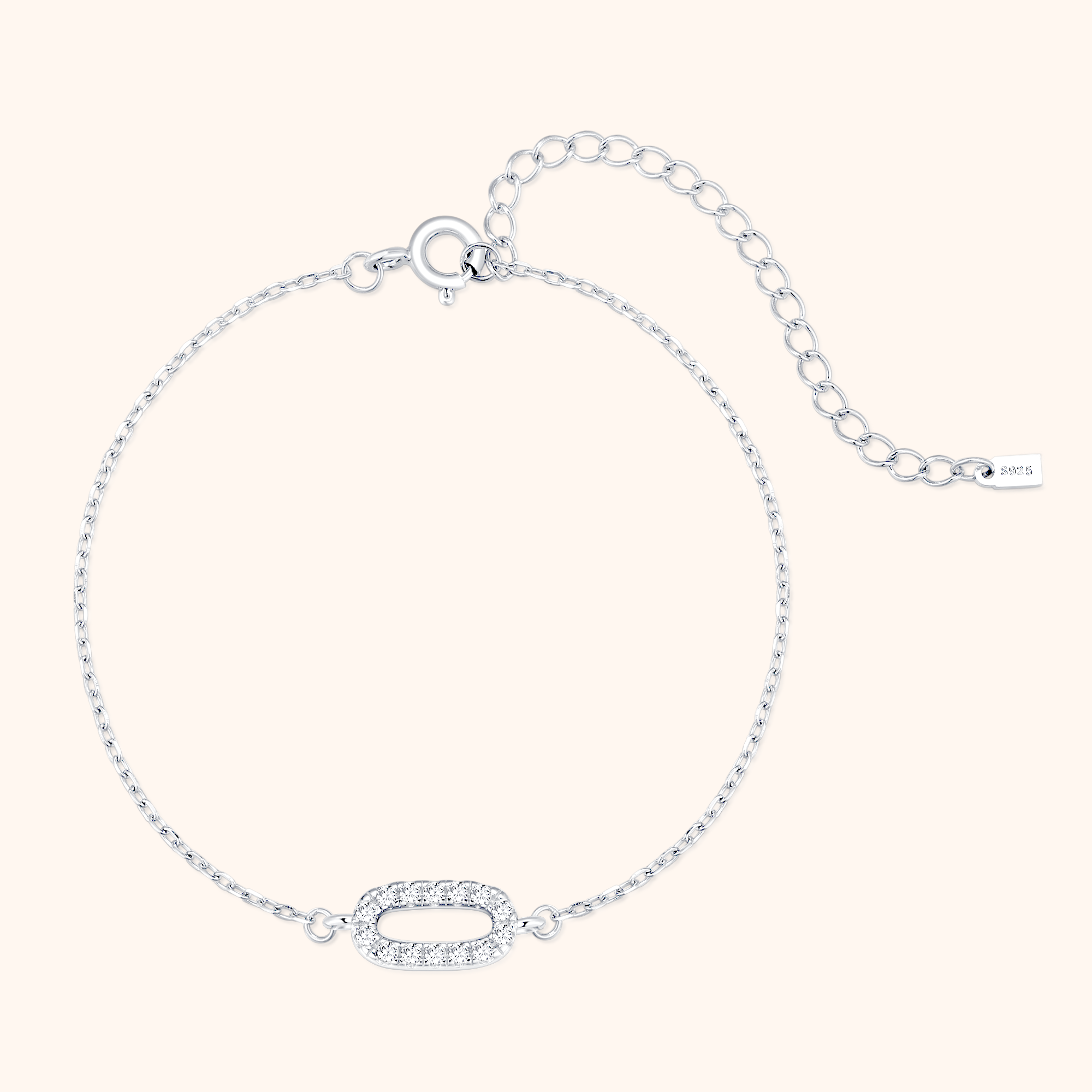 Bracelet Lettres Brillantes Alpha - LaMaisonDesBijoux