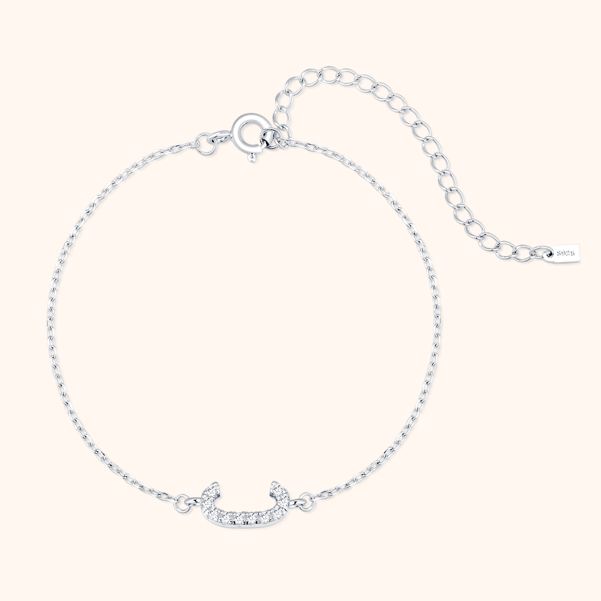 Bracelet Lettres Brillantes Alpha - LaMaisonDesBijoux