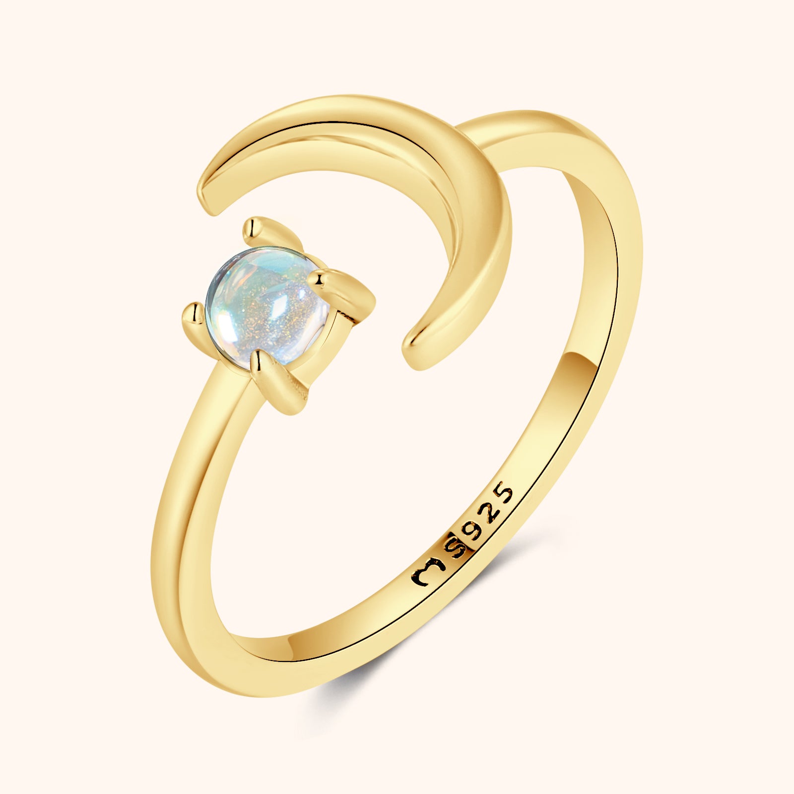 Bague Lune Décroissante - LaMaisonDesBijoux