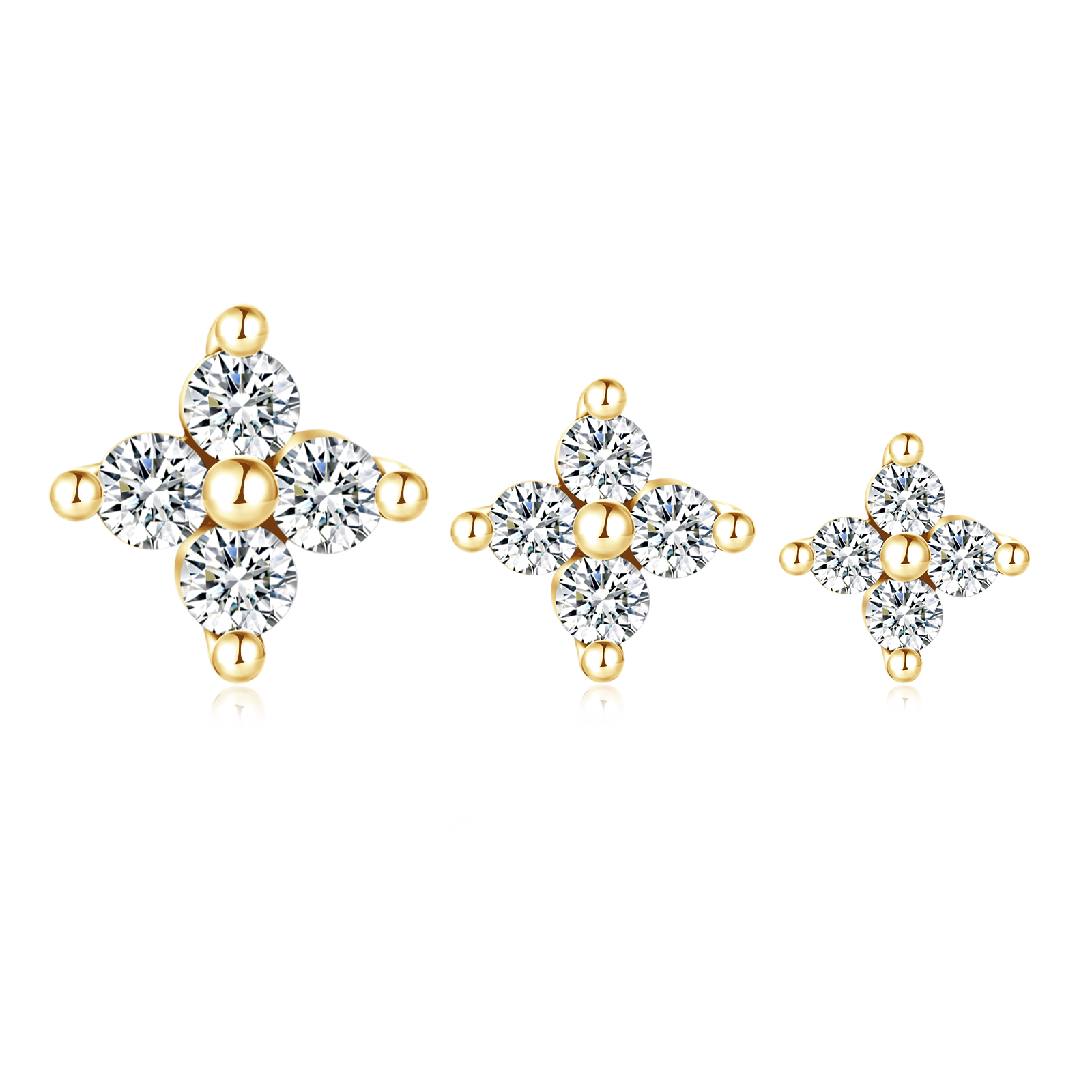 Boucles Papillon Éclatant - LaMaisonDesBijoux