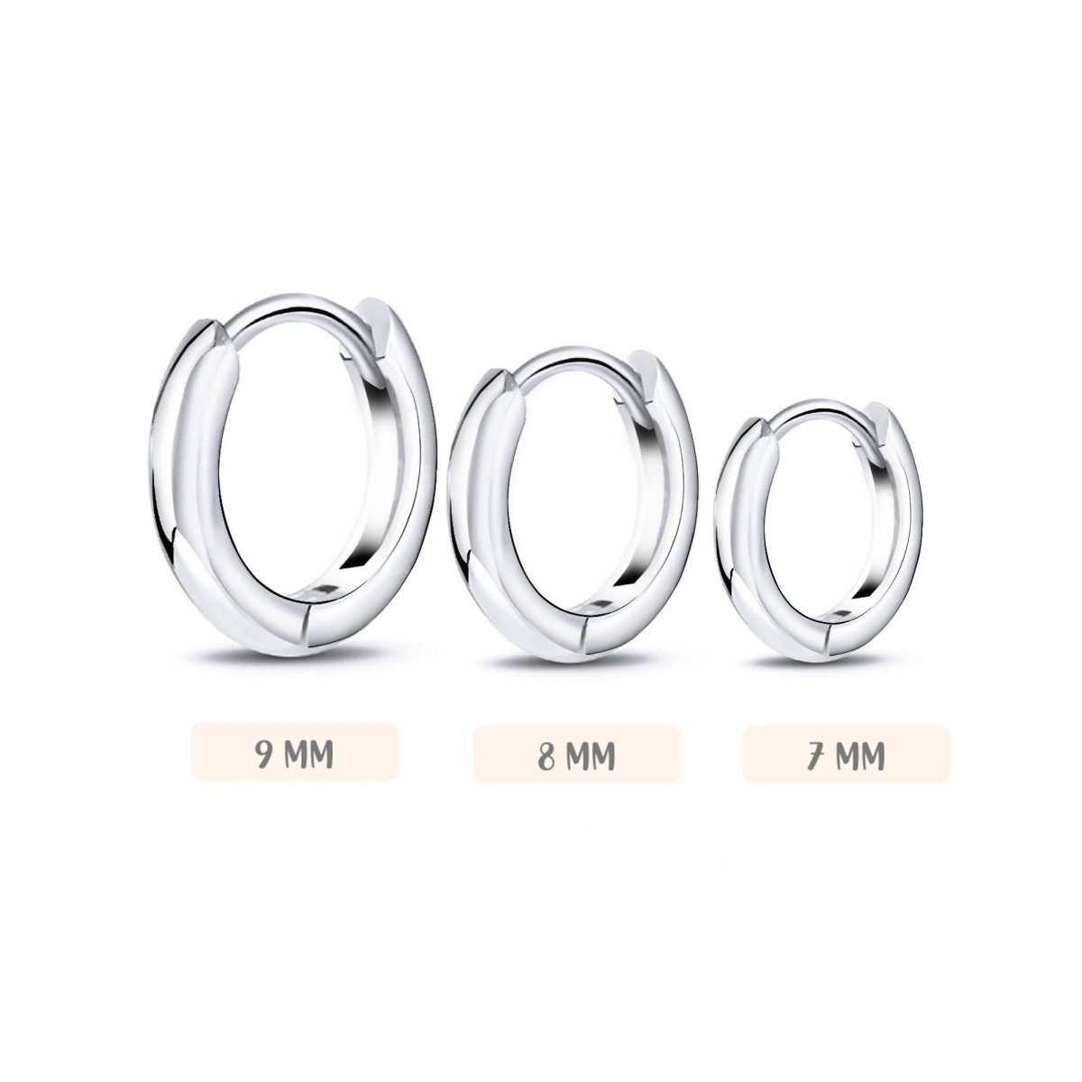 3-Ring-Ohrringe