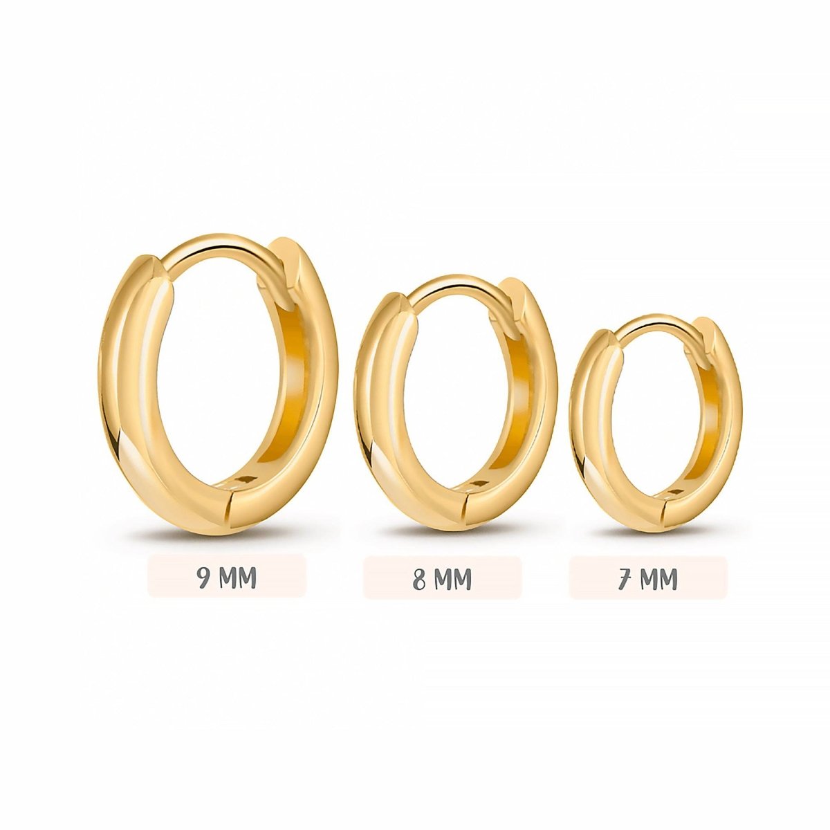 3-Ring-Ohrringe