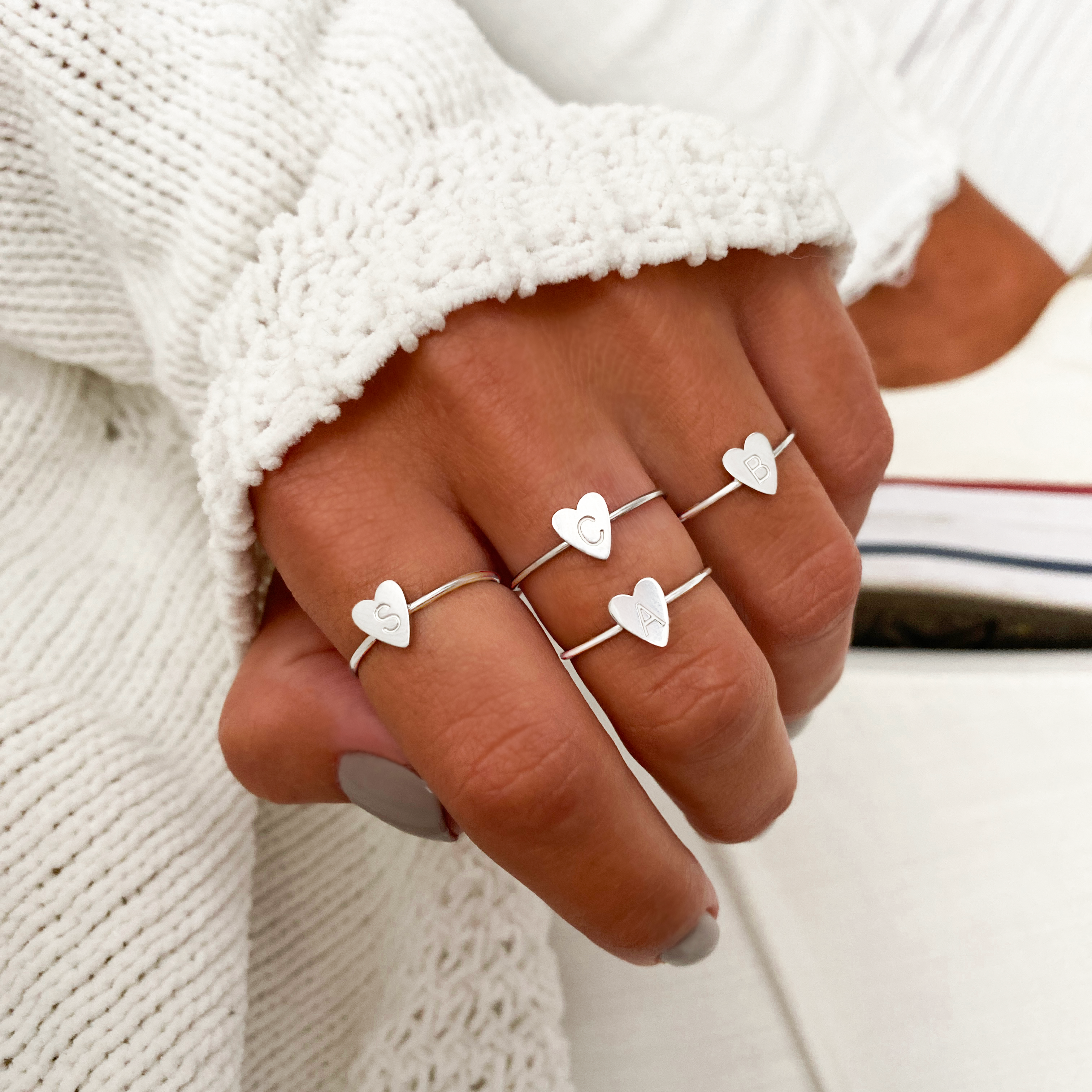 Bague "Initiale" - LaMaisonDesBijoux