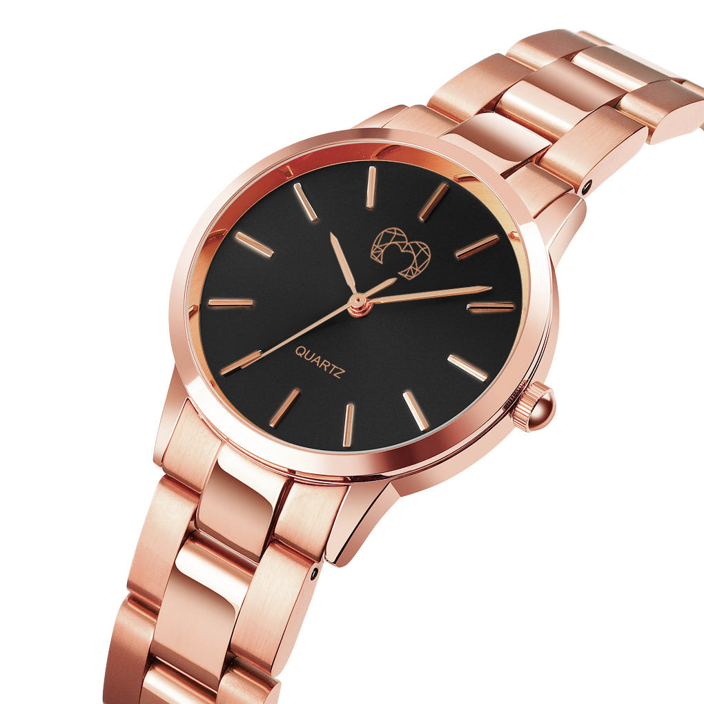 Montre "Californie" ~ Rose Noire - LaMaisonDesBijoux