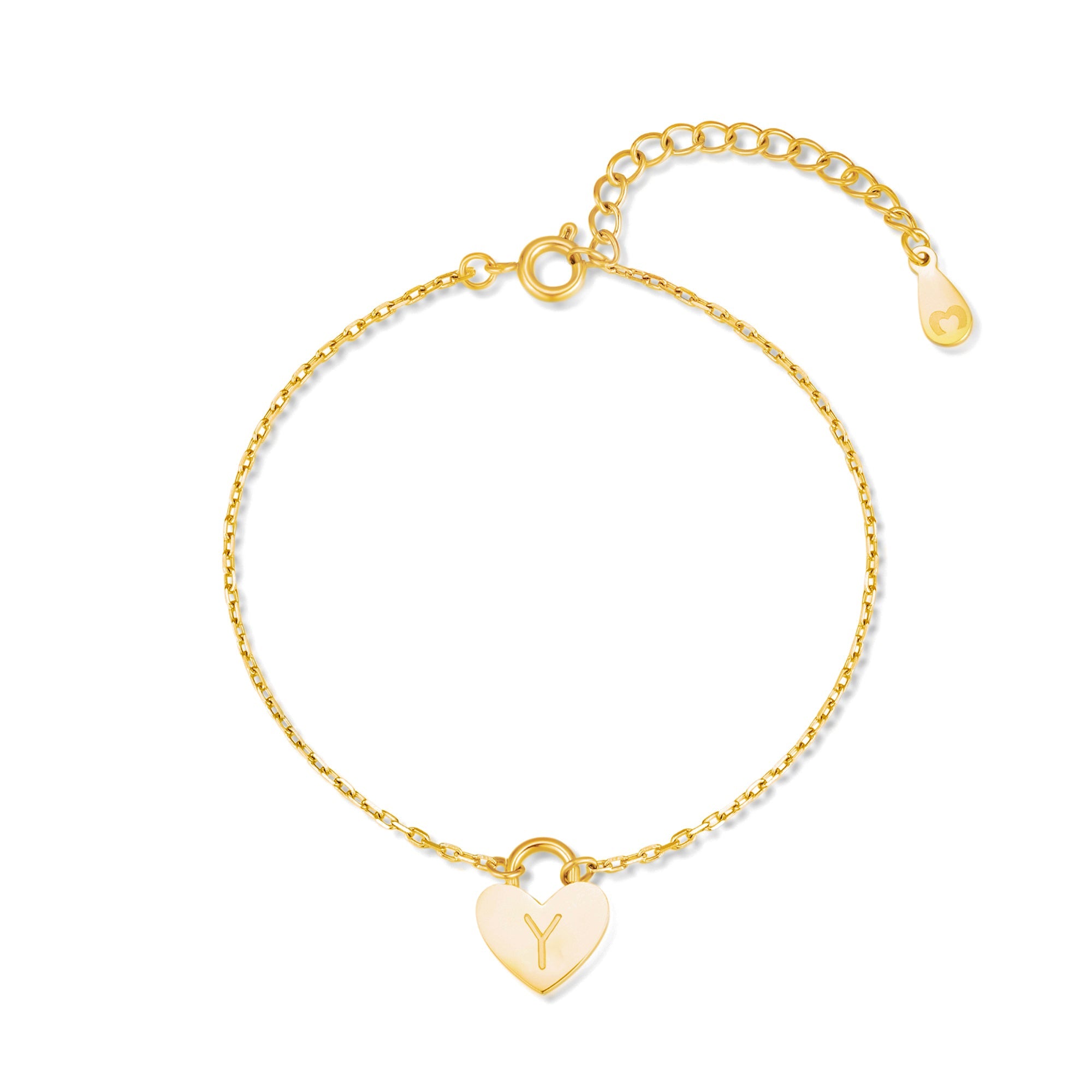 Bracelet "Initiale Cœur" - LaMaisonDesBijoux