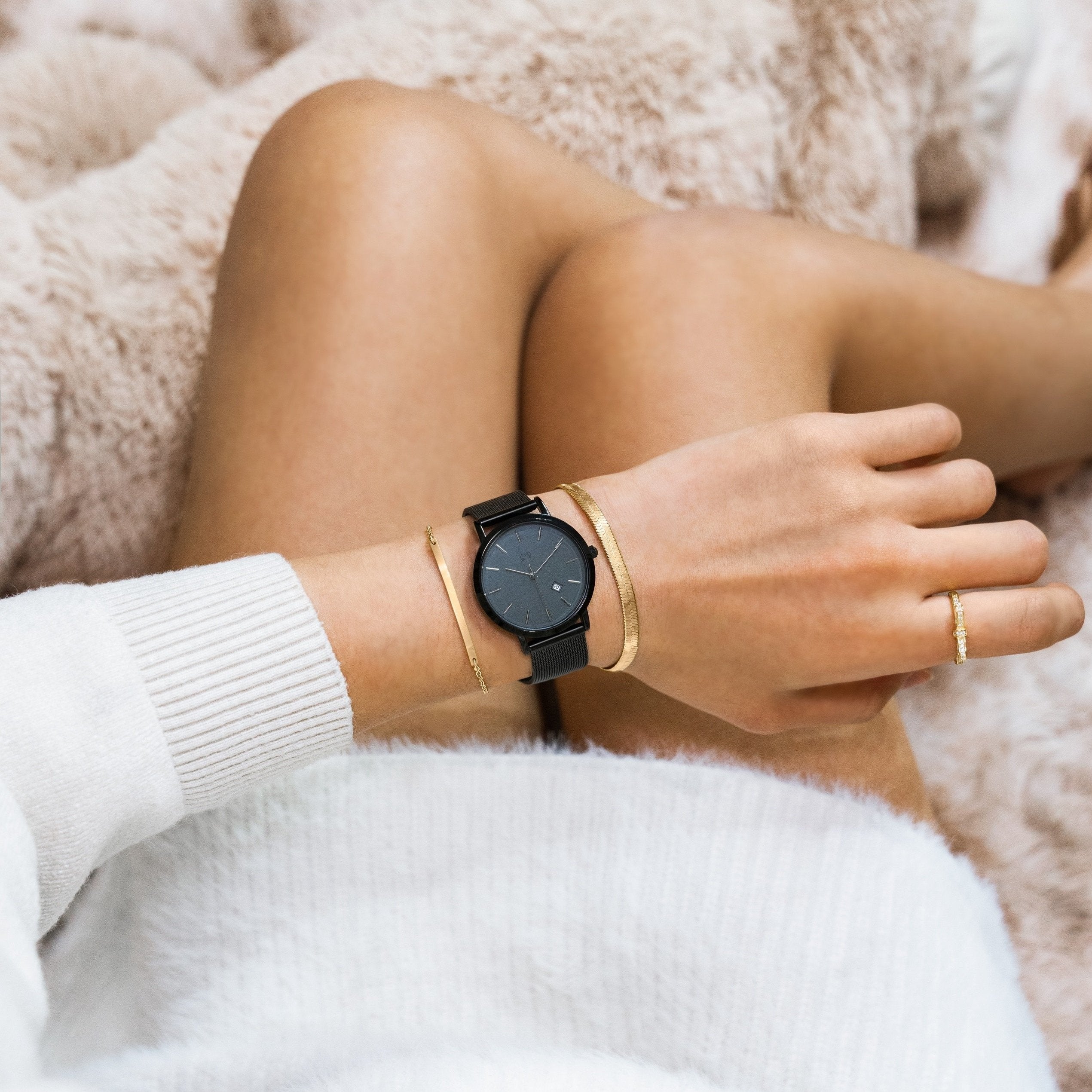 Montre "Marseille" ~ Anthracite - LaMaisonDesBijoux