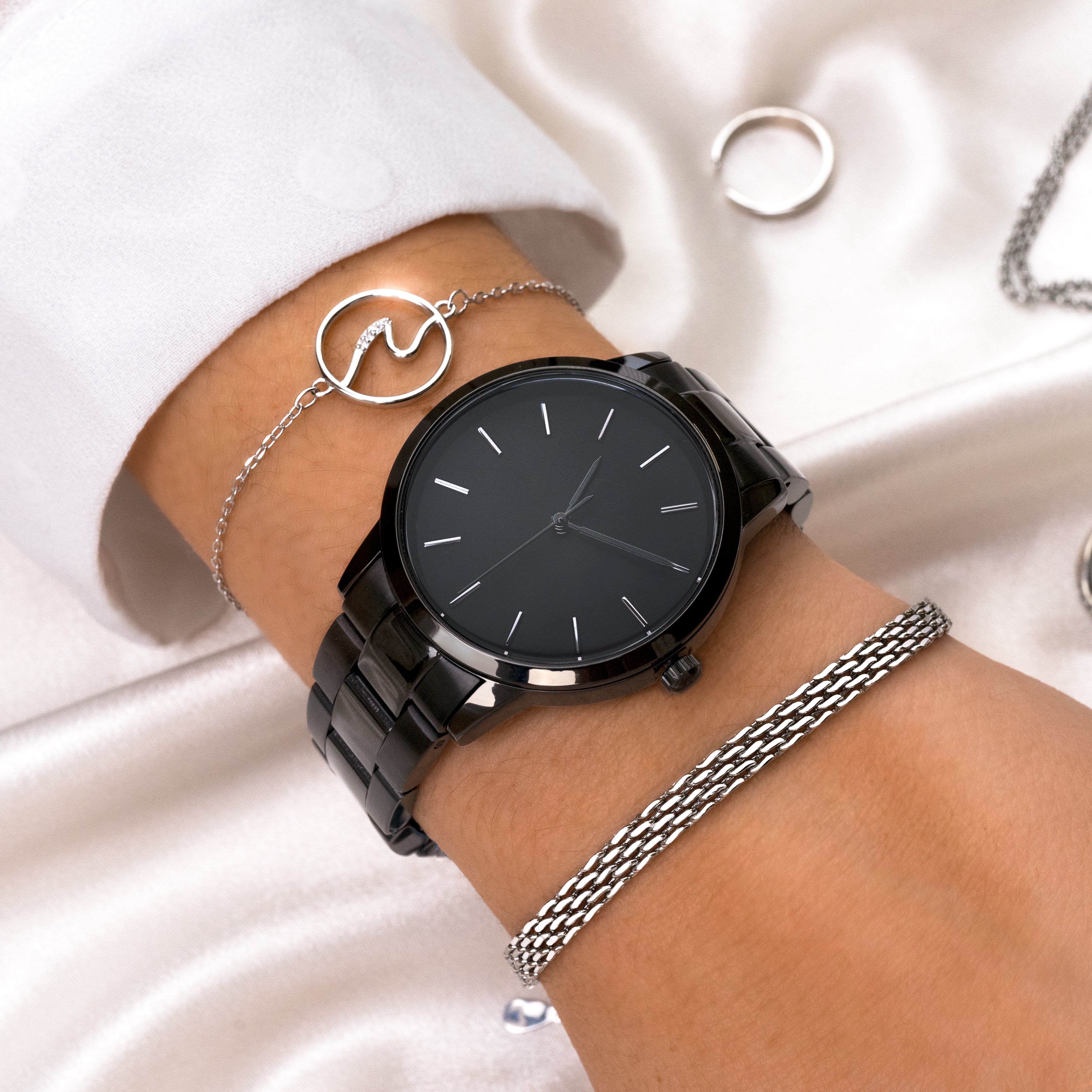 Montre "Californie" ~ Anthracite - LaMaisonDesBijoux