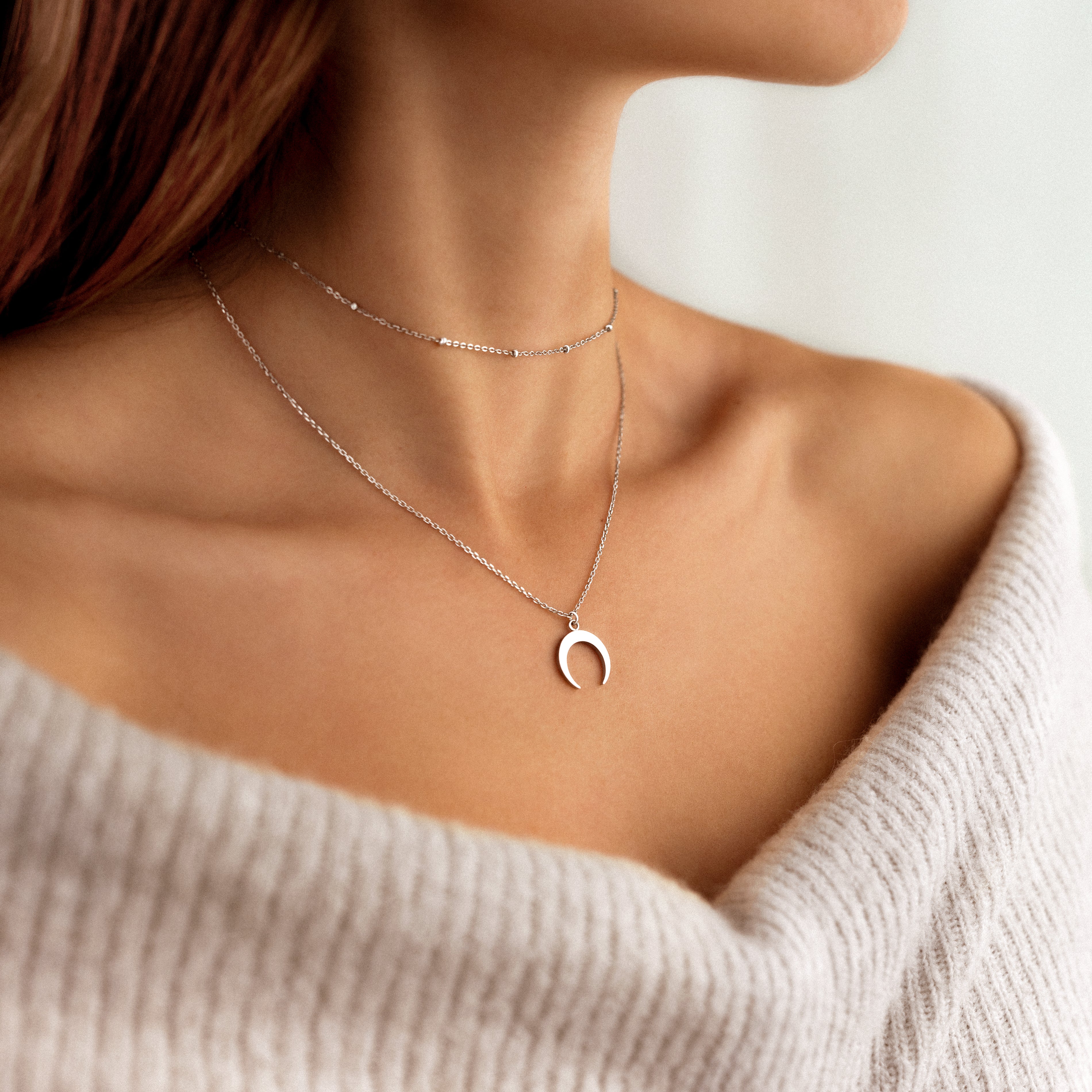 Collier "Morceau de Lune" - LaMaisonDesBijoux
