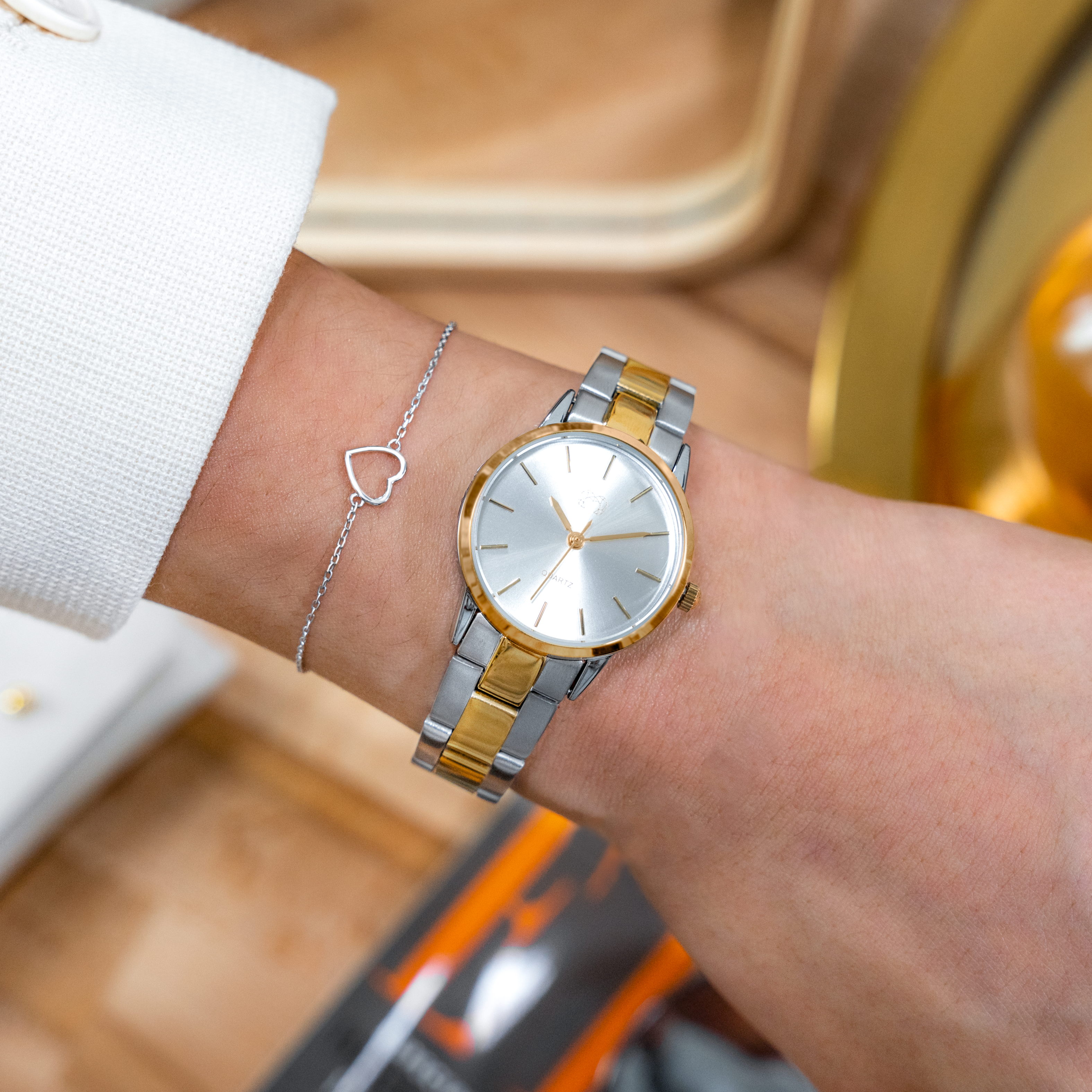Montre "Californie" ~ Or Argent - LaMaisonDesBijoux