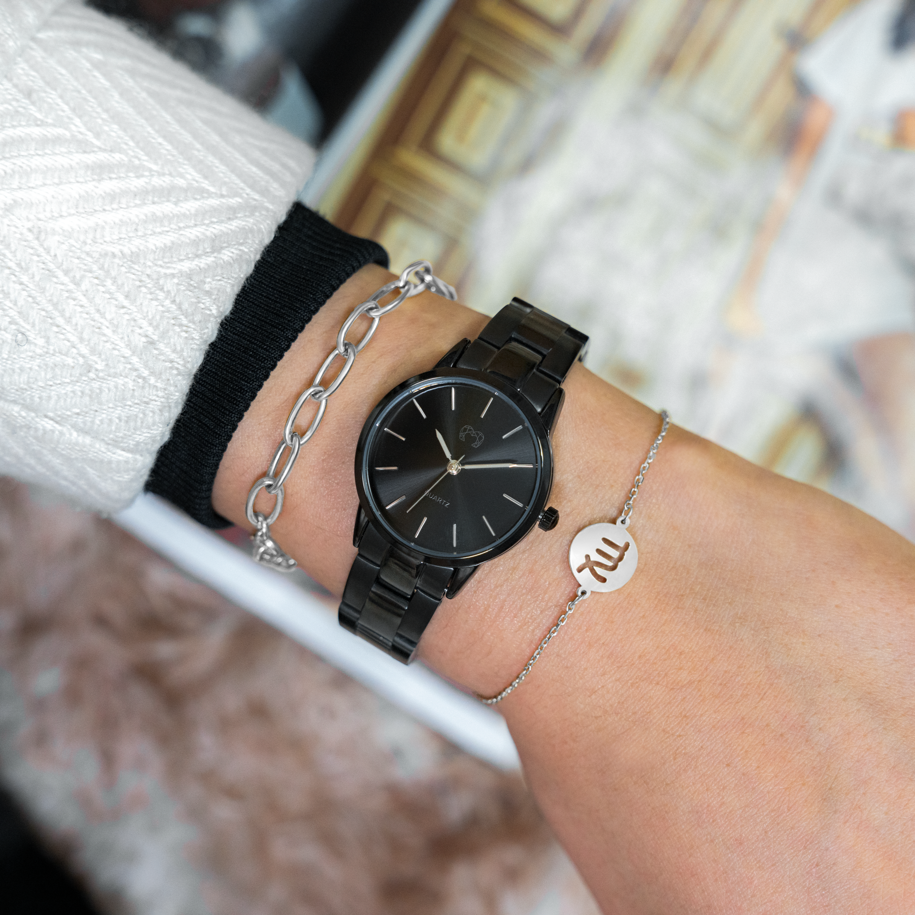 Montre "Californie" ~ Anthracite - LaMaisonDesBijoux