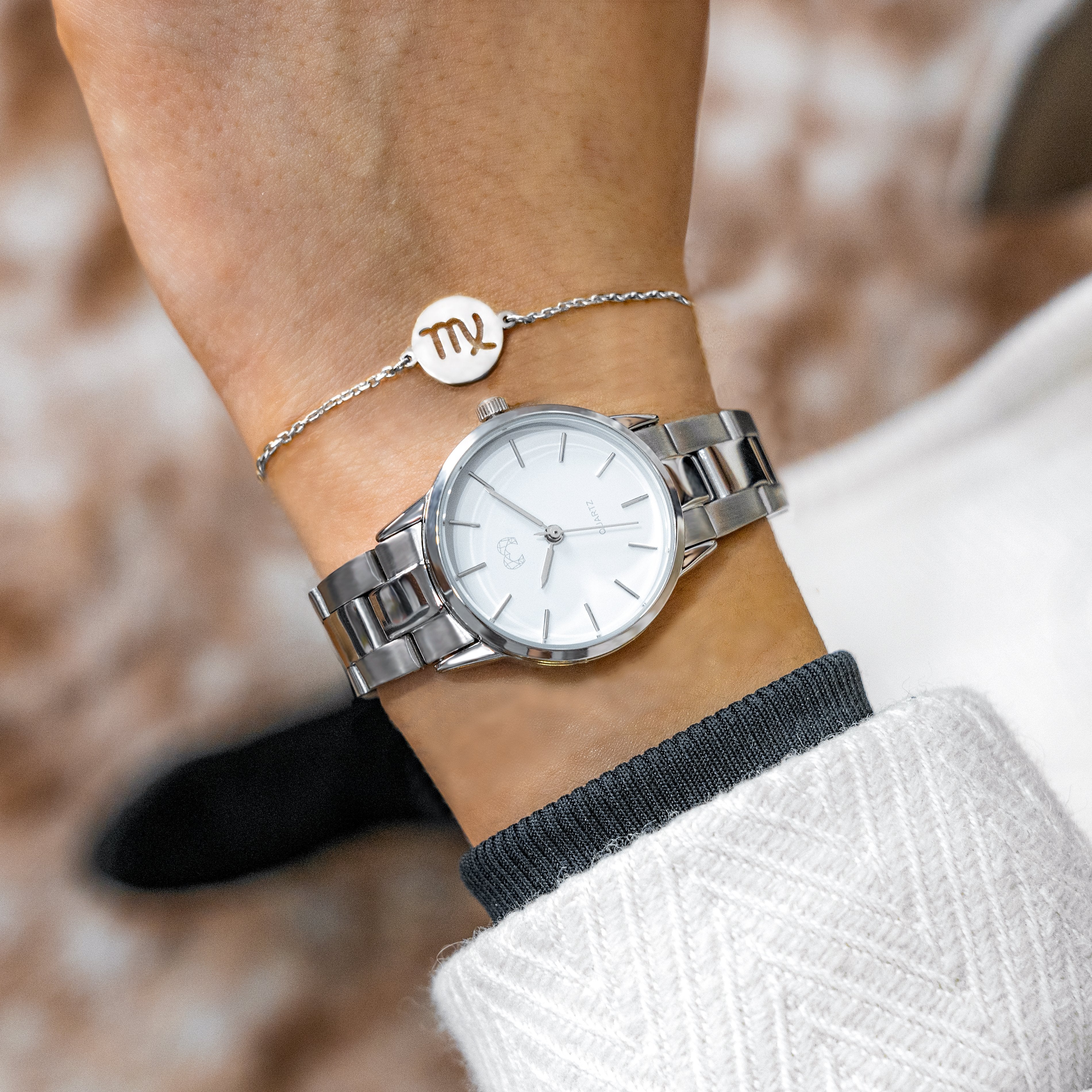 Montre "Californie" ~ Argent Blanc - LaMaisonDesBijoux