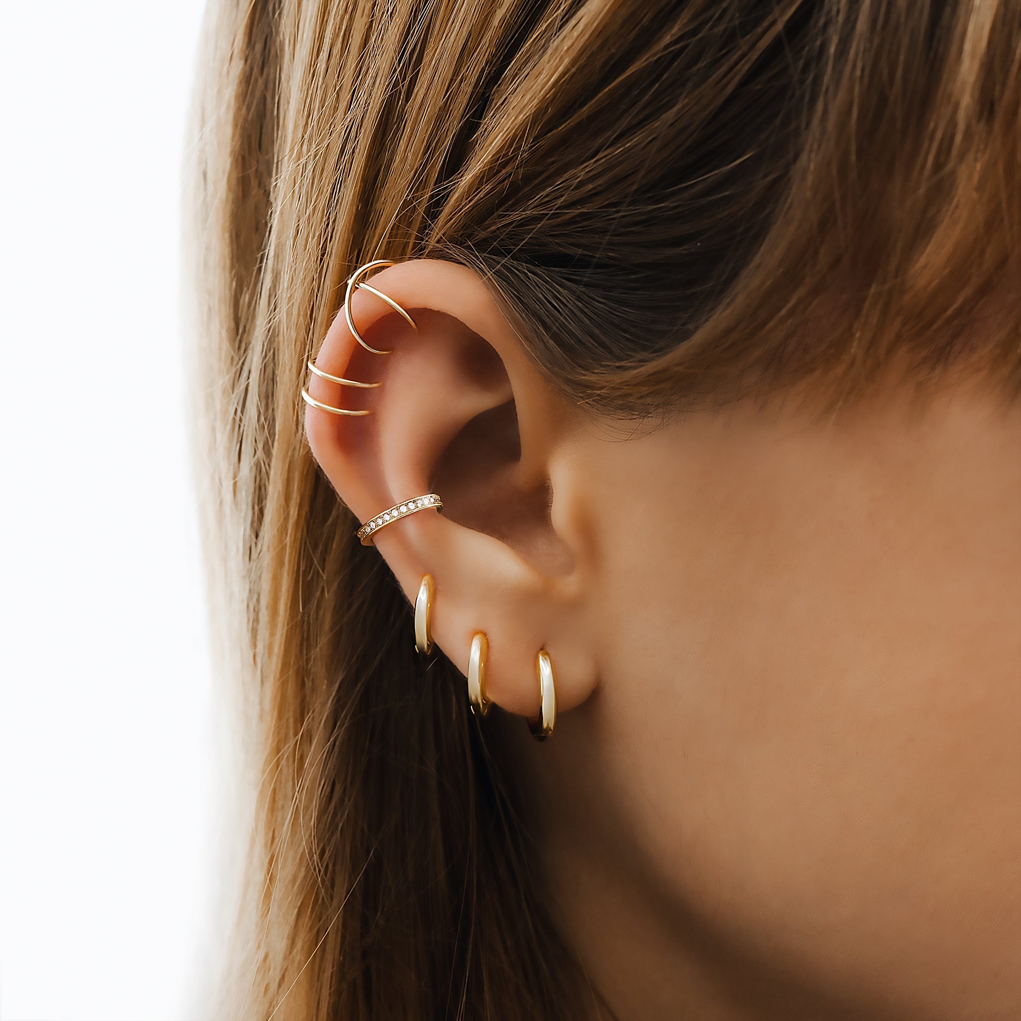Boucles "3-Anneaux" - LaMaisonDesBijoux