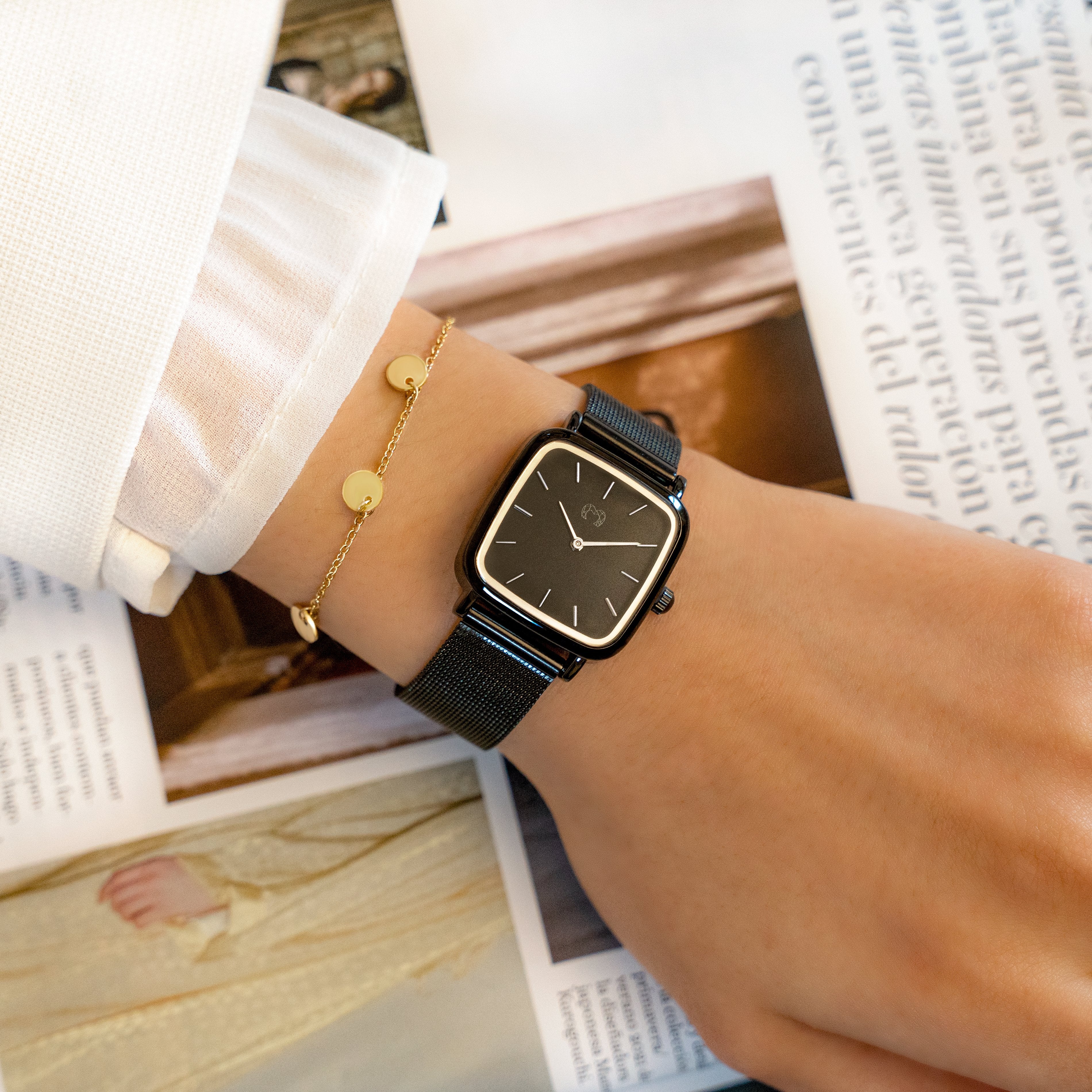 Montre "Minuit" ~ Anthracite - LaMaisonDesBijoux