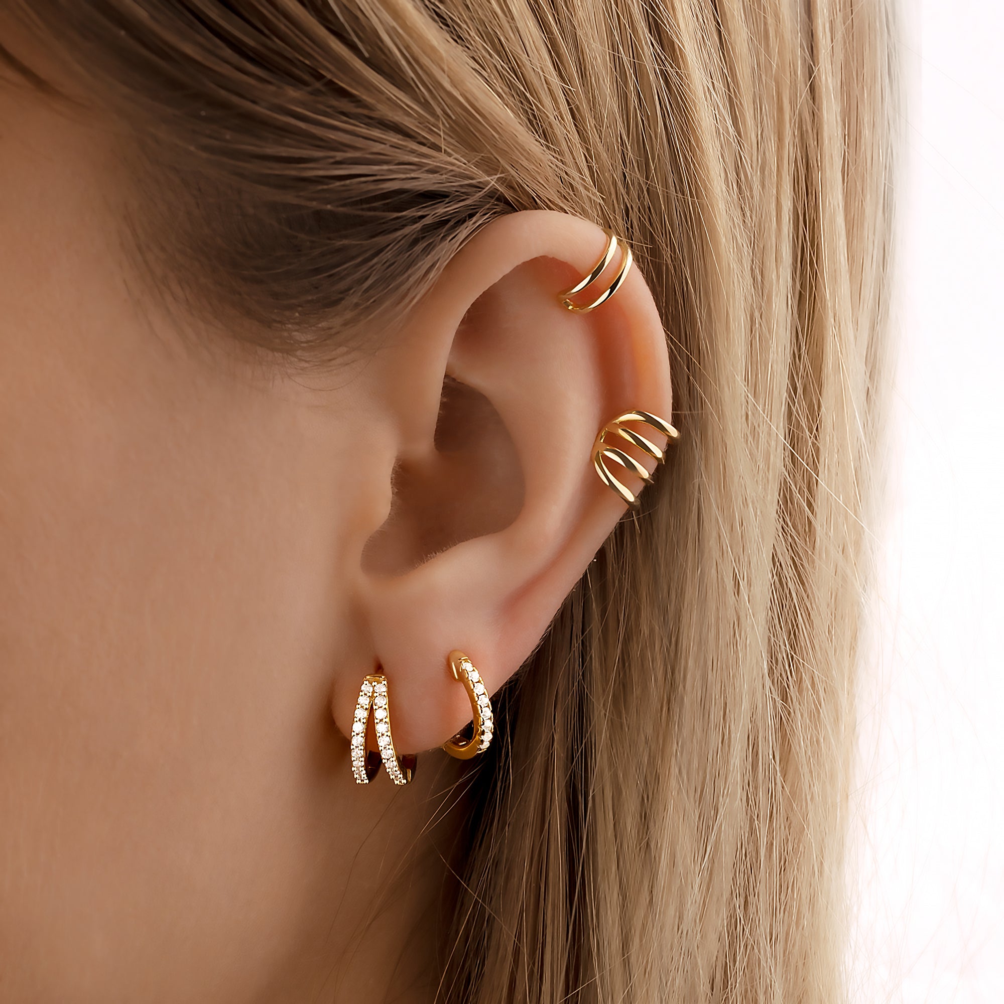 Boucles "Anneaux Lumineux" - LaMaisonDesBijoux