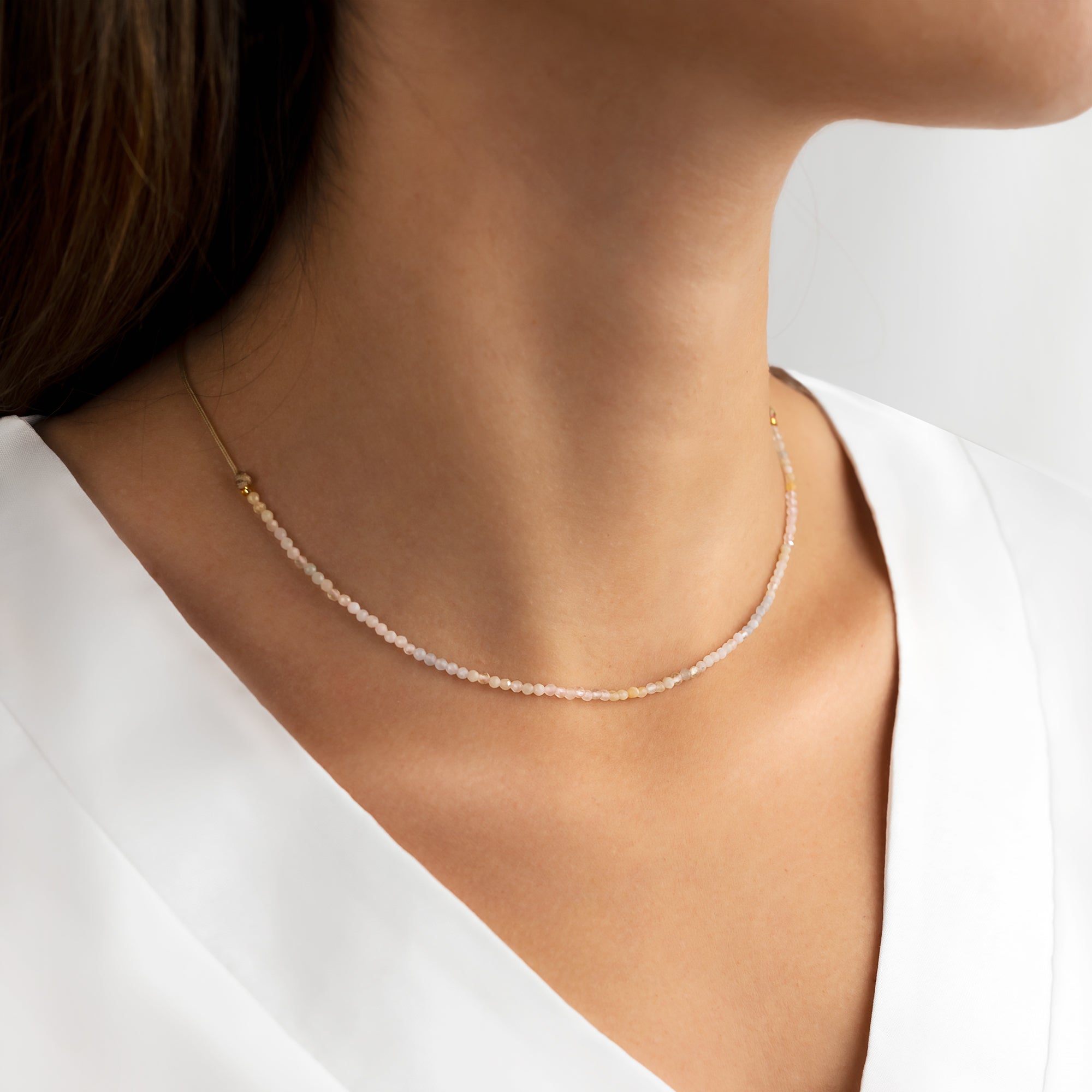 Collier "Vanille" - LaMaisonDesBijoux